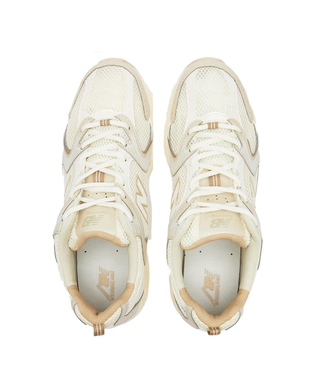 NEW BALANCE Бежевые текстильные кроссовки, фото 3