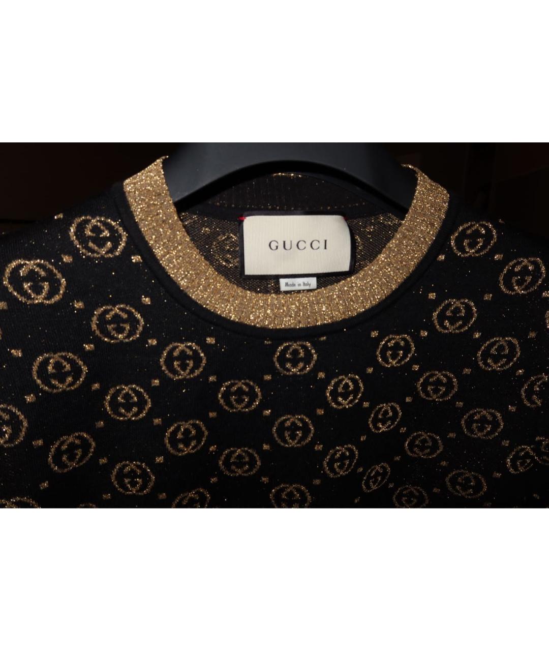 GUCCI Антрацитовая вискозная футболка, фото 3