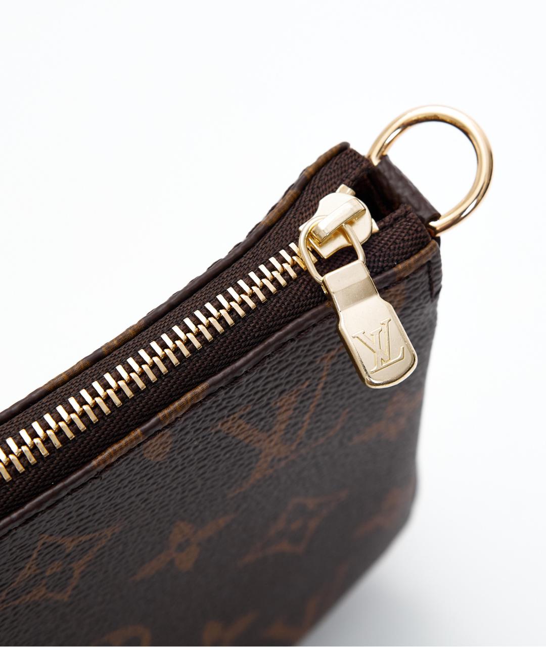 LOUIS VUITTON Коричневая сумка с короткими ручками, фото 5