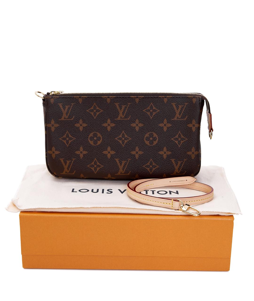 LOUIS VUITTON Коричневая сумка с короткими ручками, фото 7