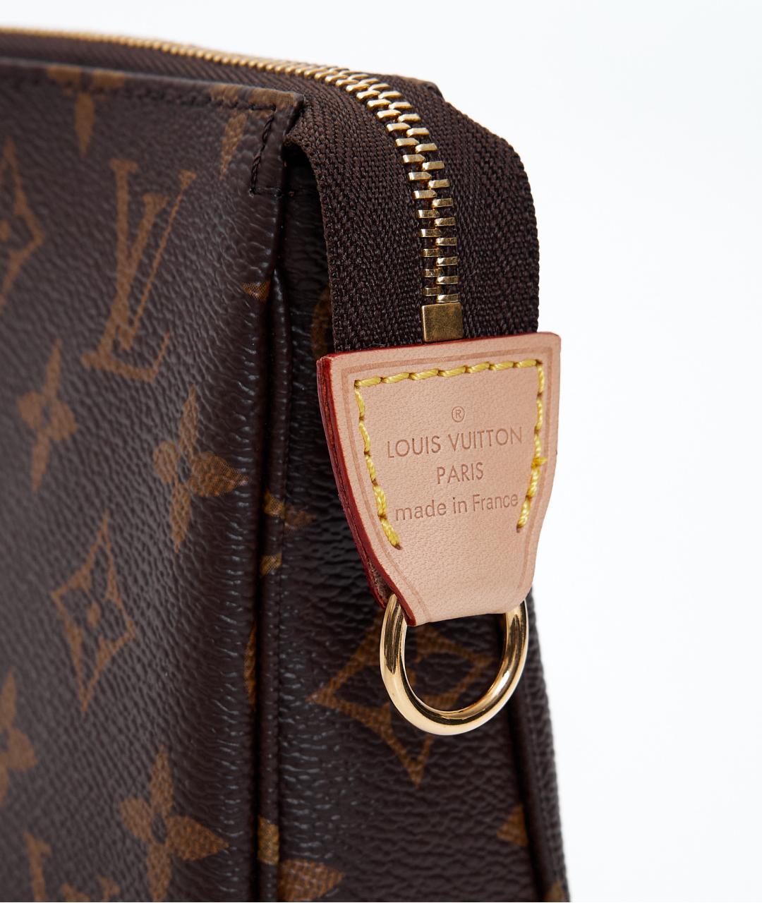 LOUIS VUITTON Коричневая сумка с короткими ручками, фото 6