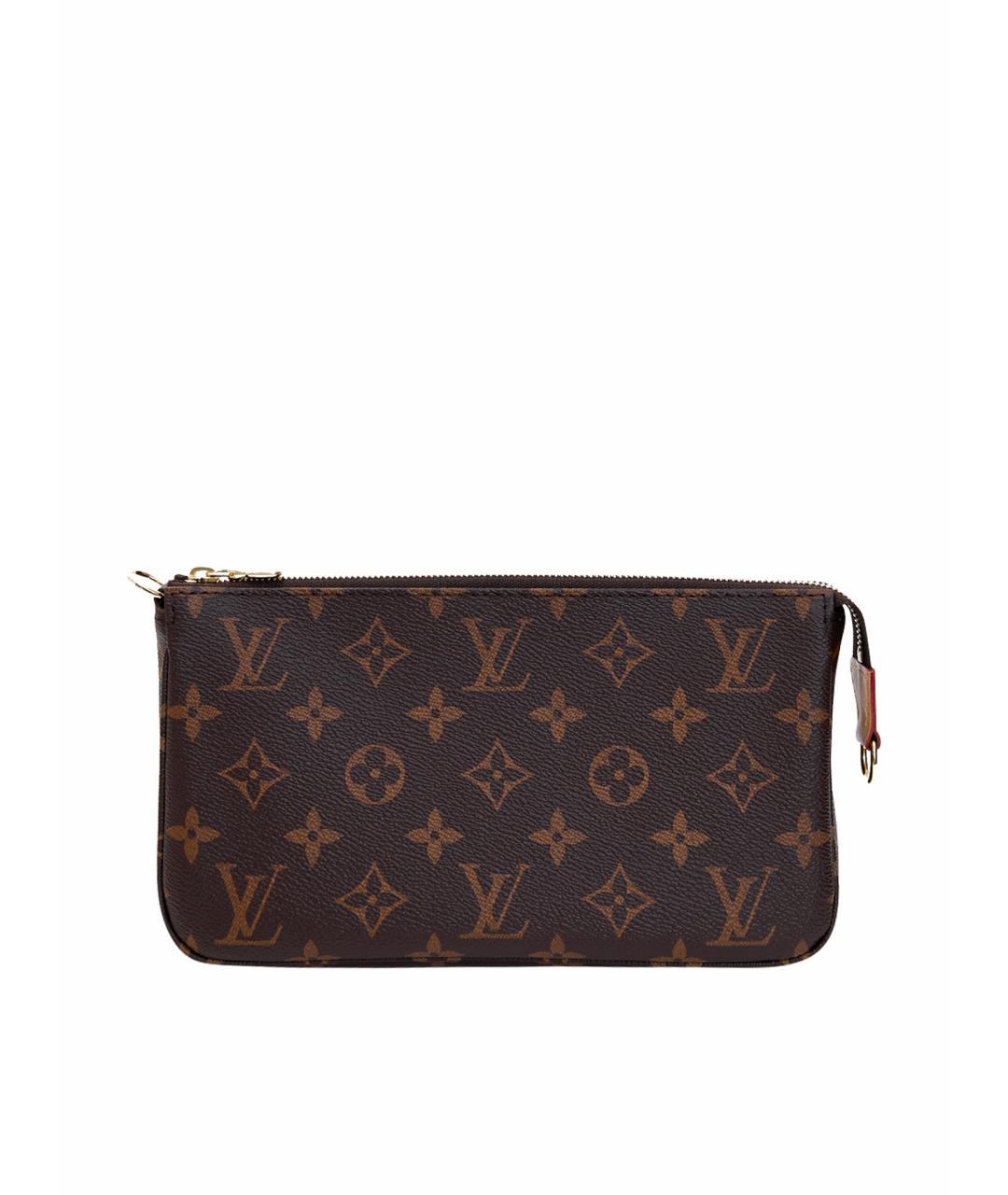 LOUIS VUITTON Коричневая сумка с короткими ручками, фото 1