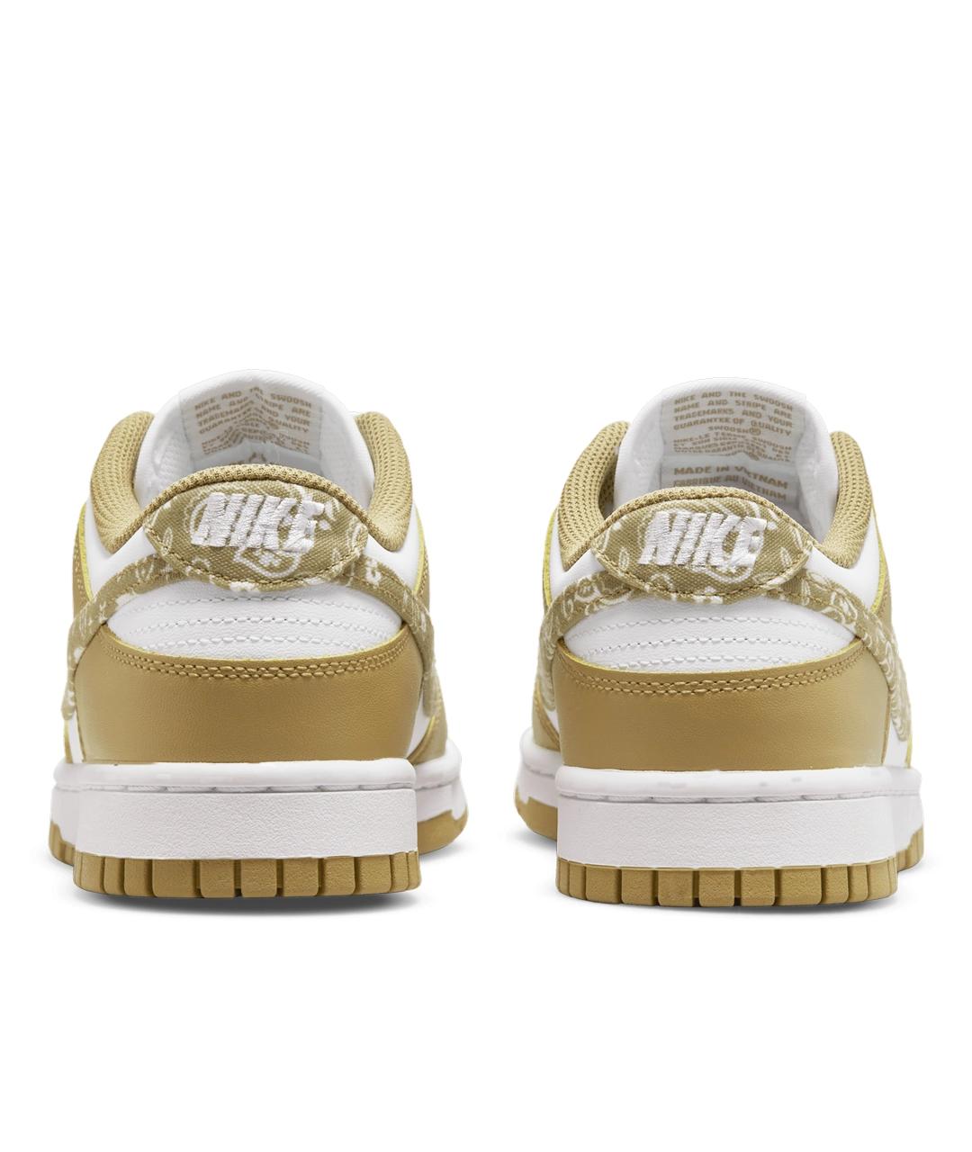 NIKE Горчичные кожаные кроссовки, фото 4