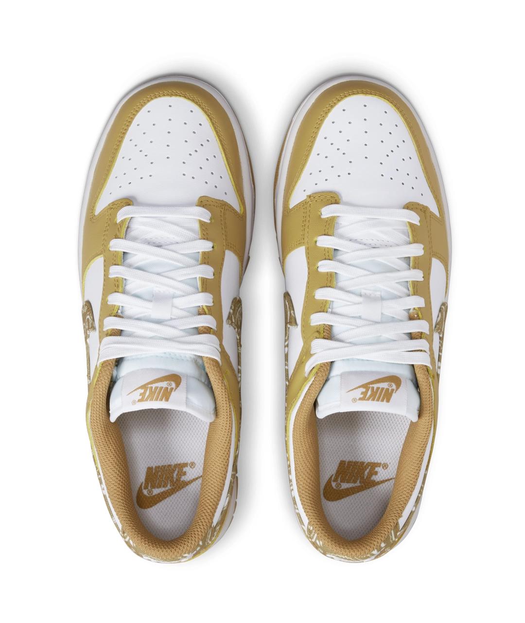 NIKE Горчичные кожаные кроссовки, фото 3