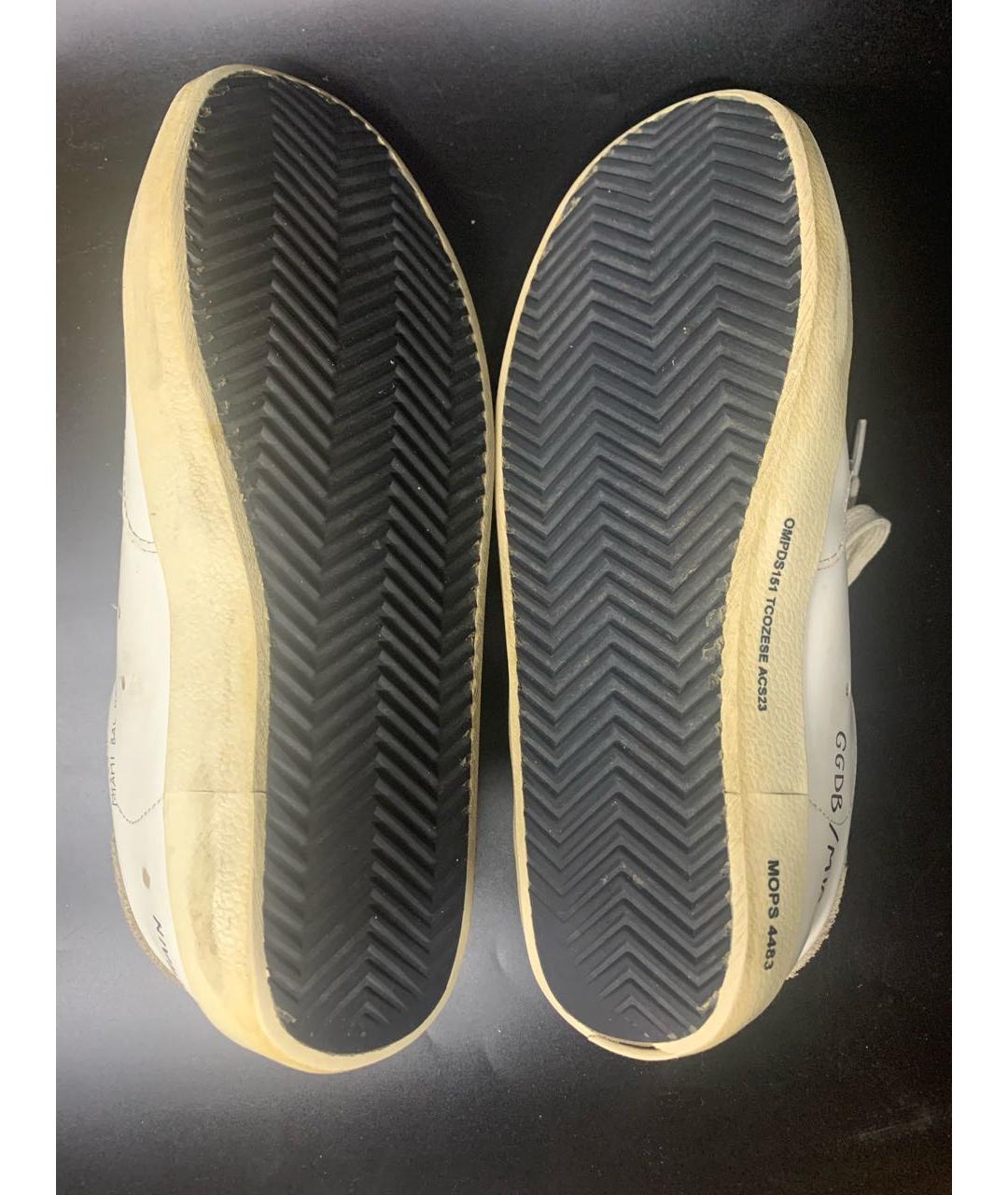 GOLDEN GOOSE DELUXE BRAND Белые кожаные кеды, фото 8