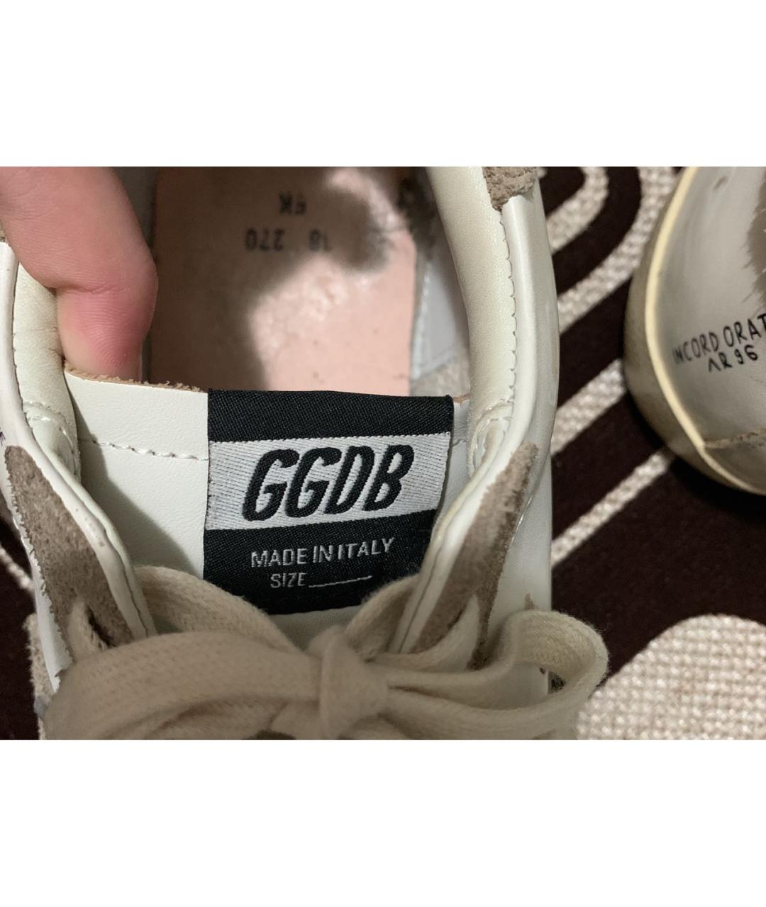 GOLDEN GOOSE DELUXE BRAND Белые кожаные кеды, фото 7