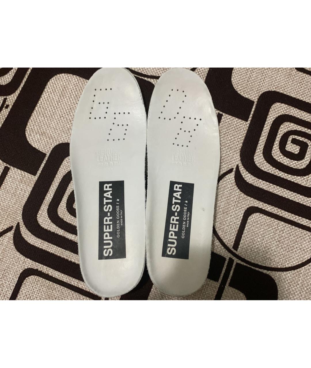 GOLDEN GOOSE DELUXE BRAND Белые кожаные кеды, фото 5