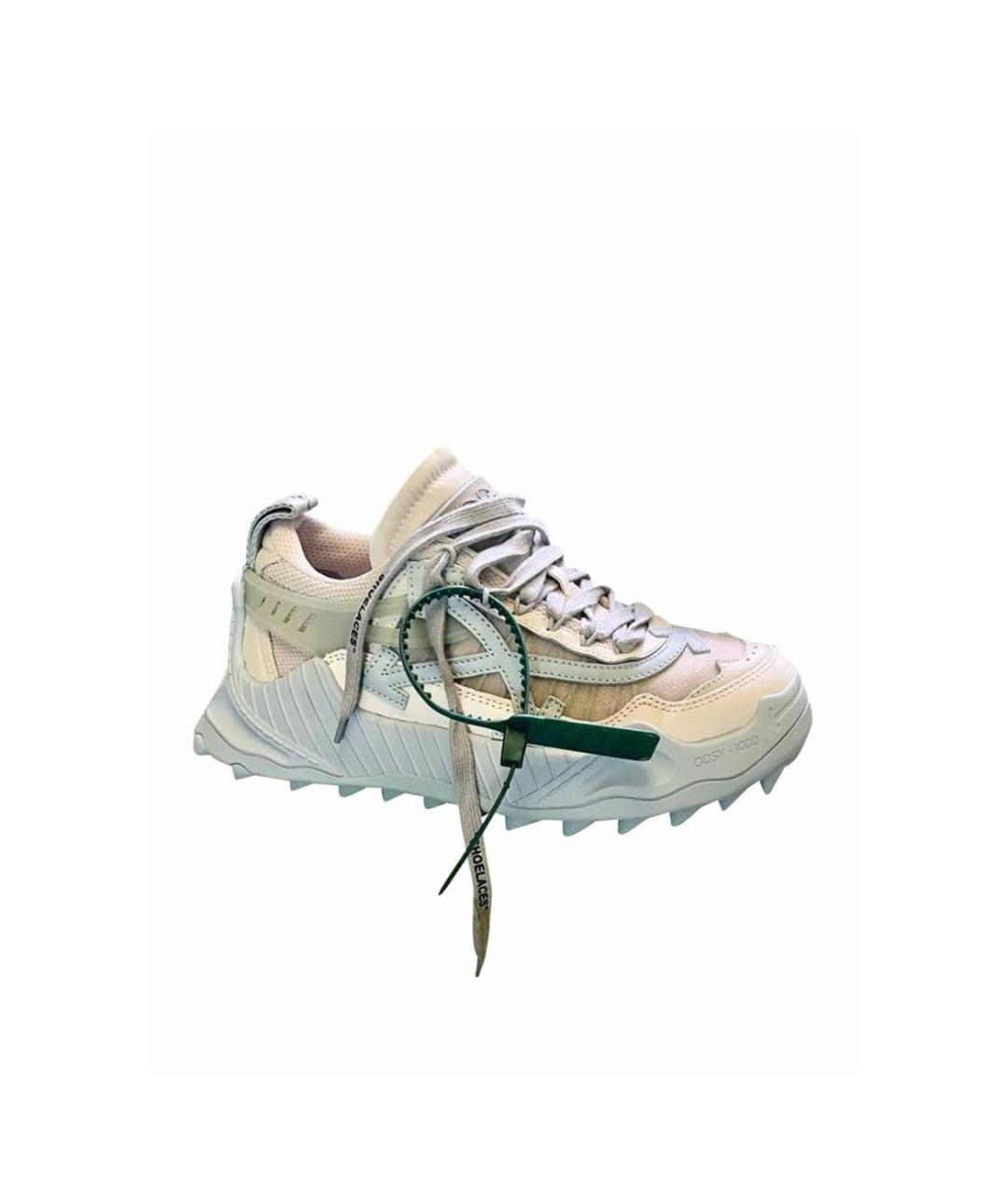 OFF-WHITE Мульти синтетические кроссовки, фото 1