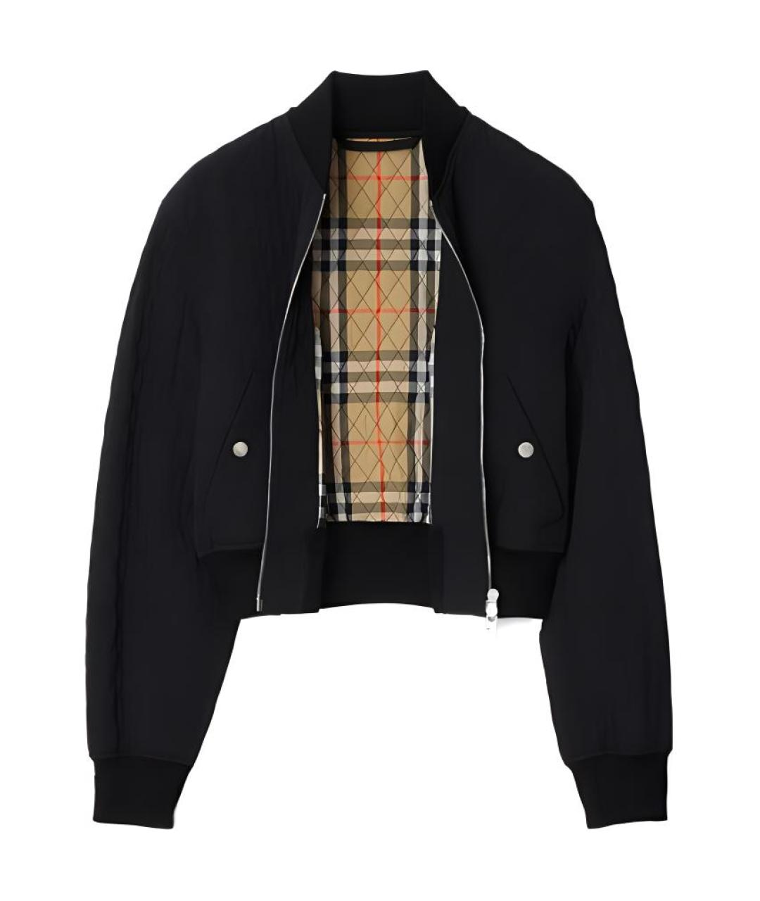 BURBERRY Черный пуховик, фото 2