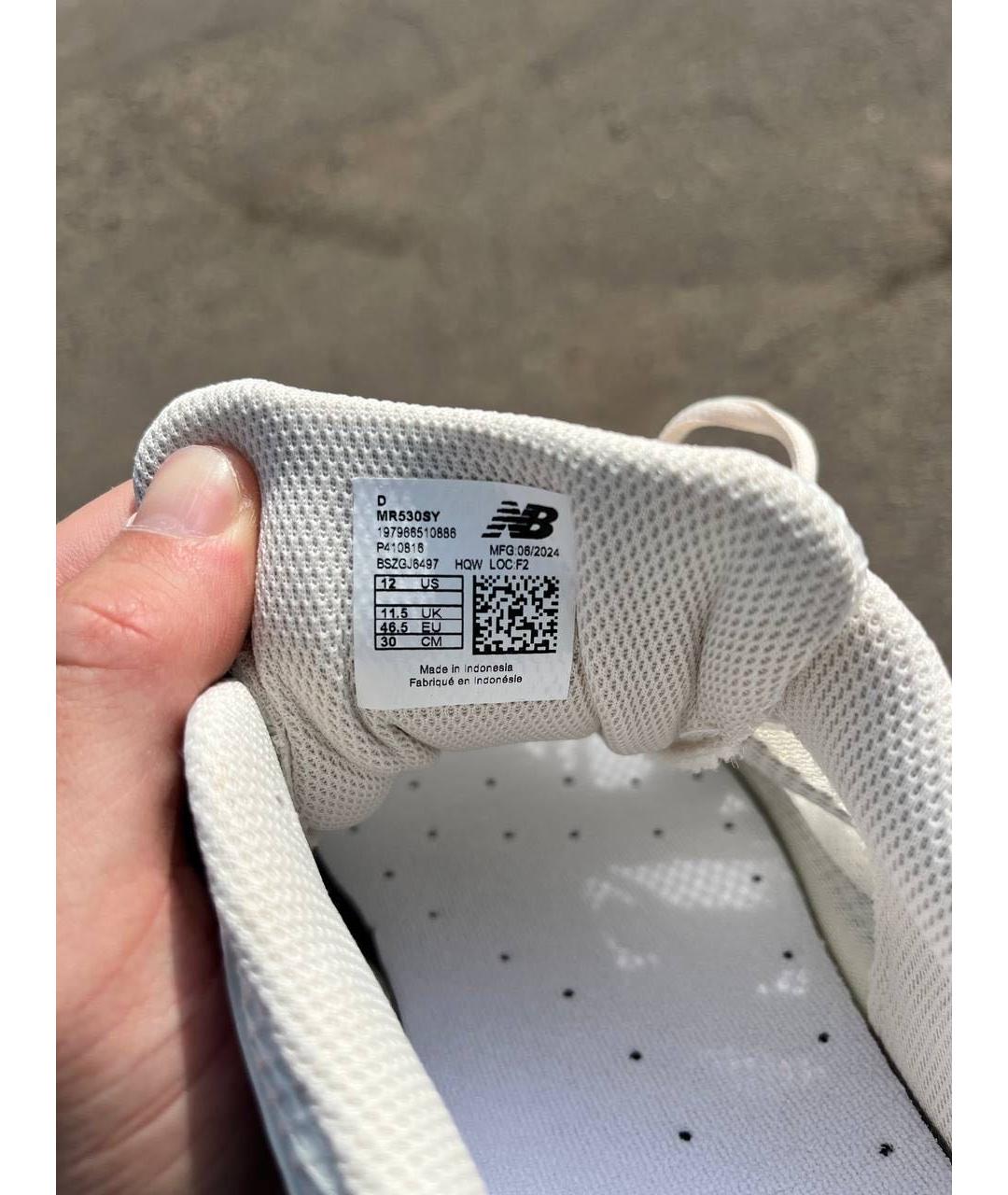 NEW BALANCE Белые низкие кроссовки / кеды, фото 5