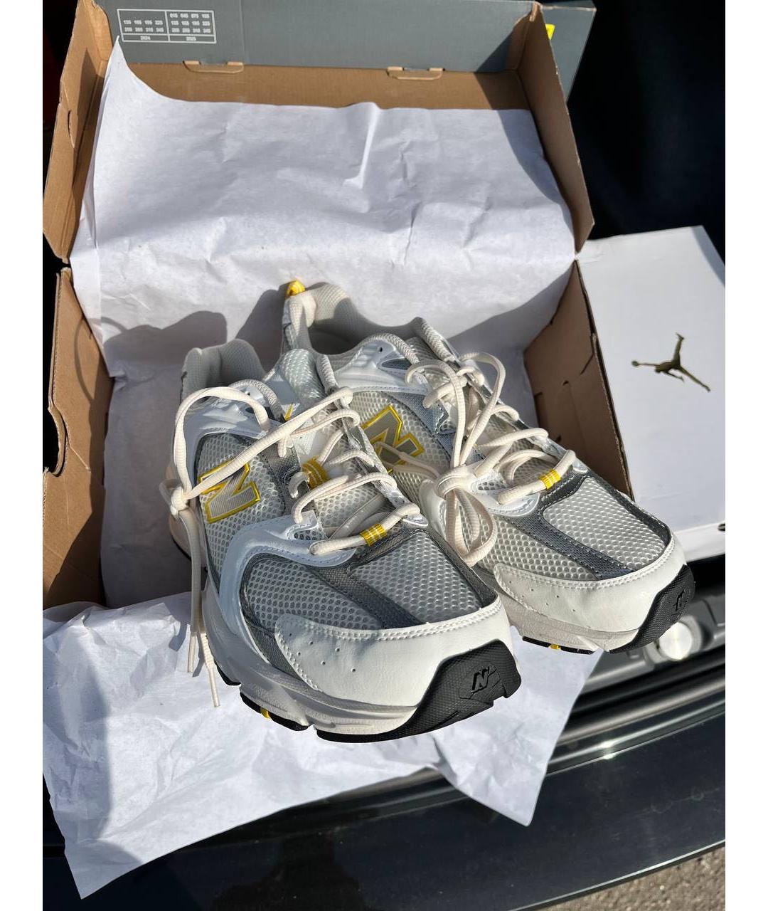 NEW BALANCE Белые низкие кроссовки / кеды, фото 4