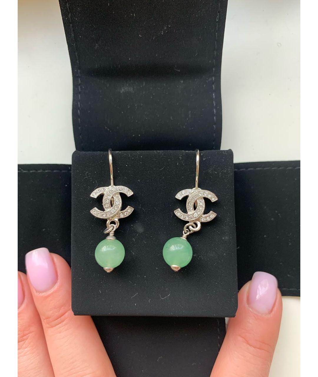 CHANEL Металлические серьги, фото 6