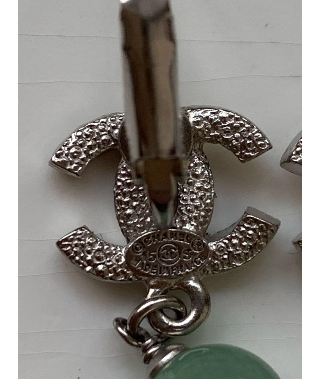 CHANEL Металлические серьги, фото 5