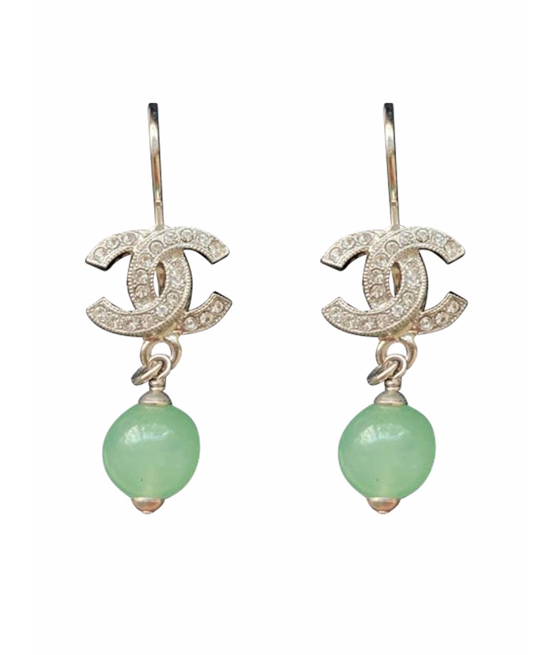 CHANEL Металлические серьги, фото 1