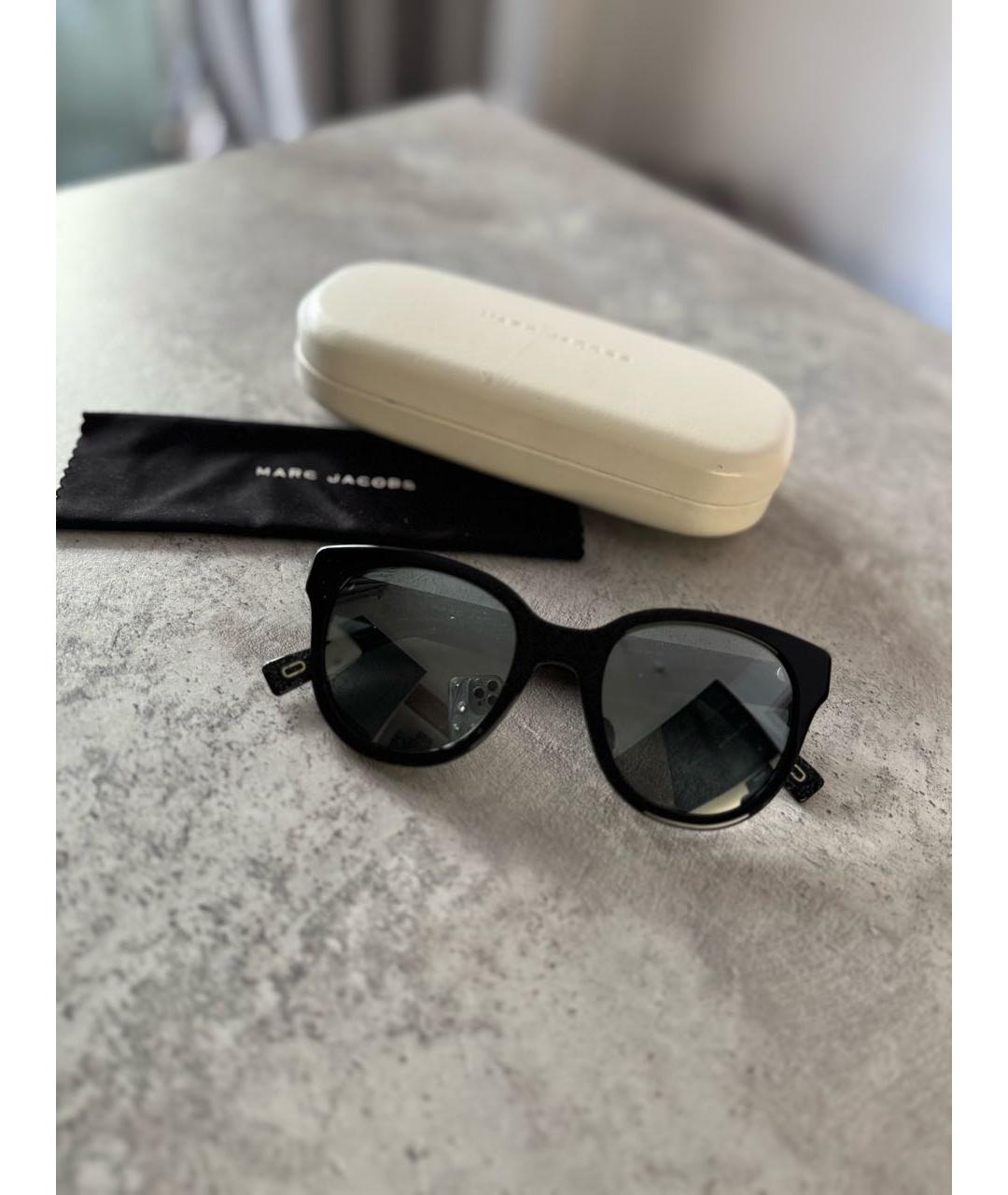 MARC JACOBS Черные пластиковые солнцезащитные очки, фото 3