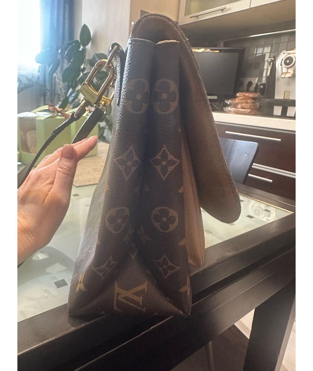 LOUIS VUITTON Коричневая сумка через плечо, фото 2