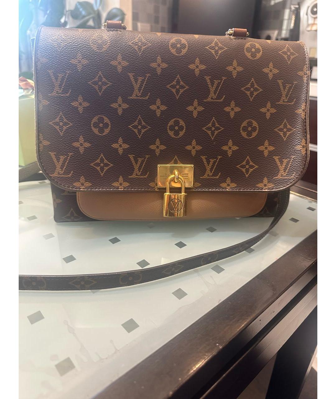 LOUIS VUITTON Коричневая сумка через плечо, фото 6