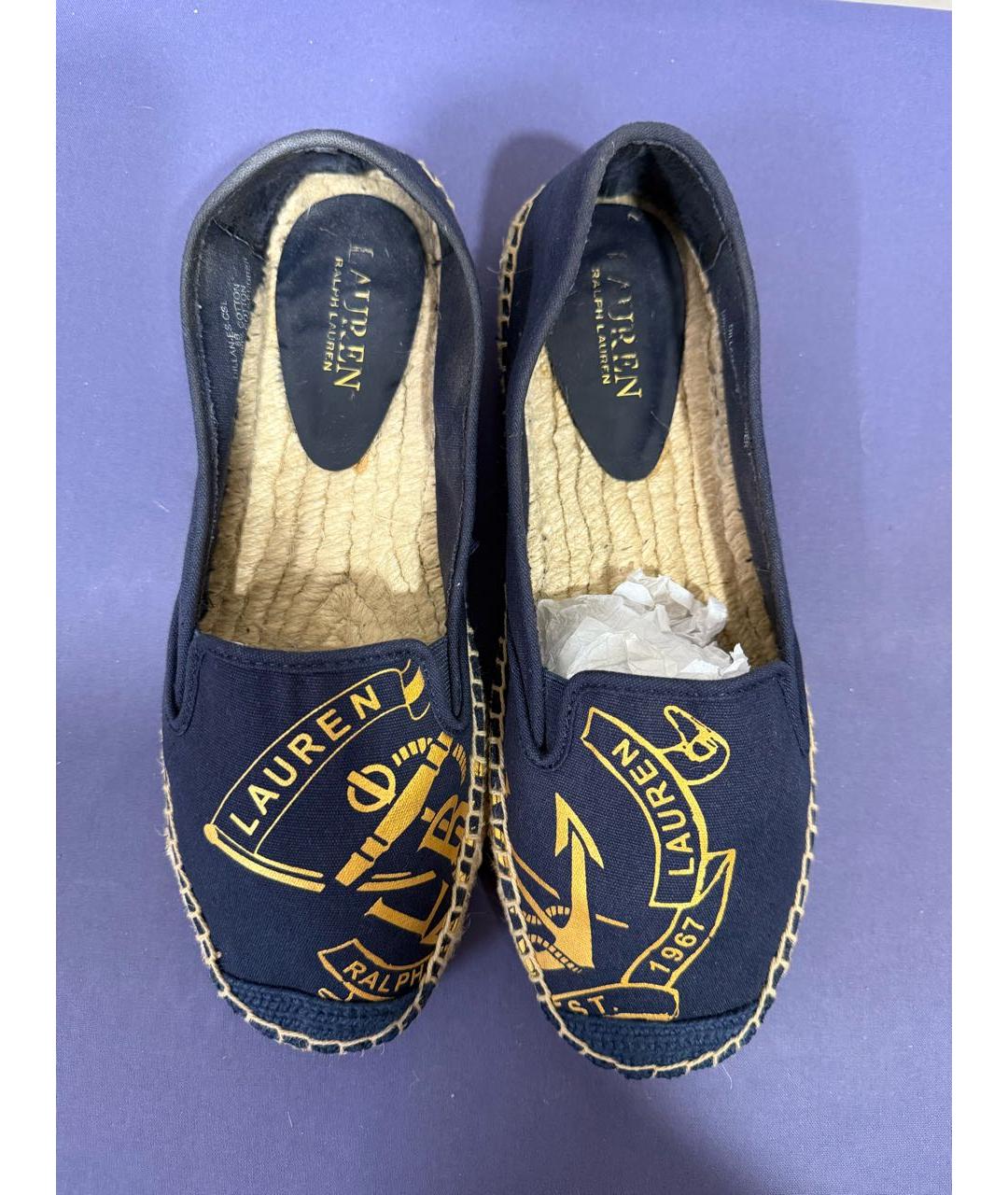 RALPH LAUREN Темно-синие лоферы, фото 3