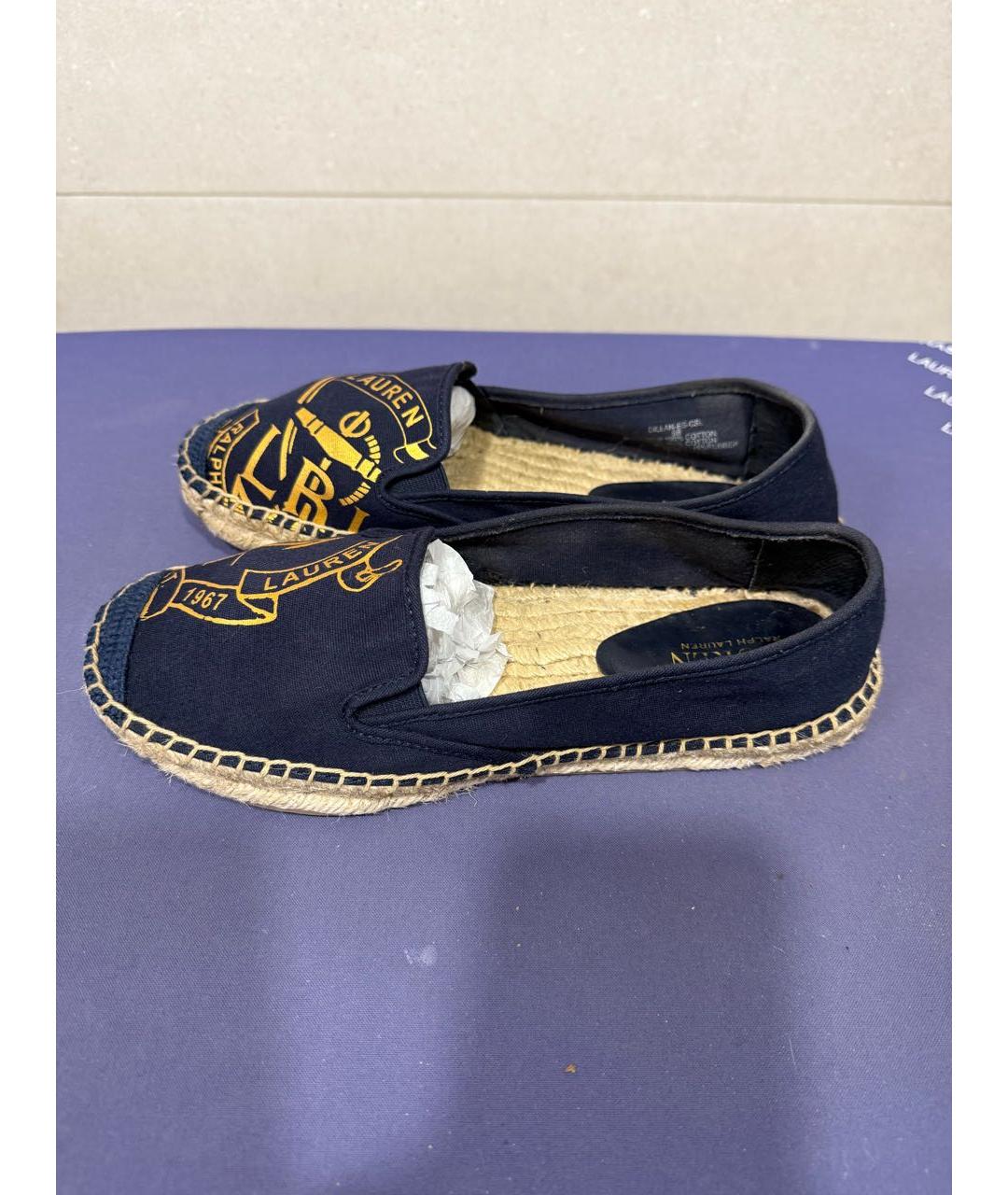 RALPH LAUREN Темно-синие лоферы, фото 5