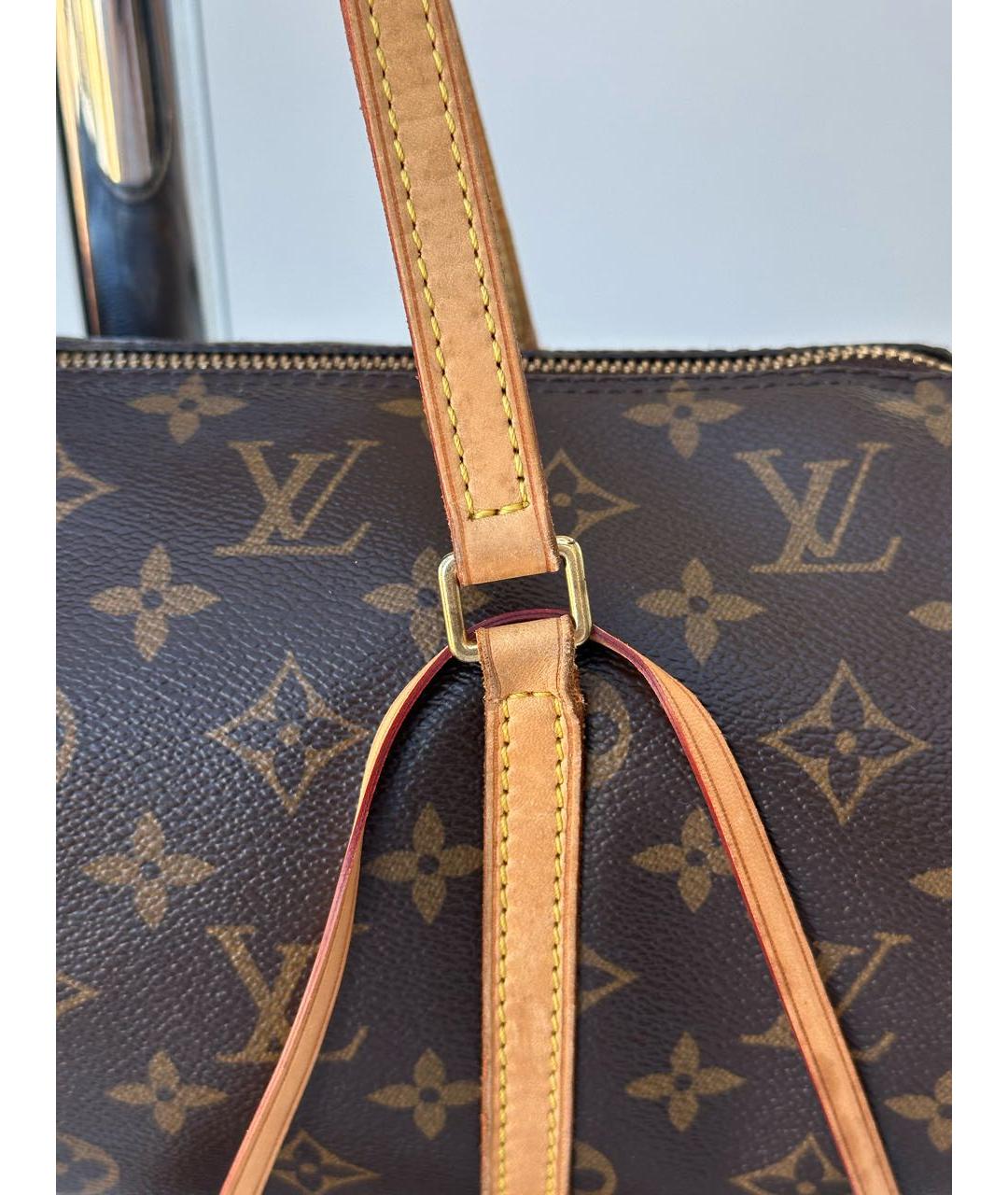 LOUIS VUITTON Коричневая сумка с короткими ручками, фото 8