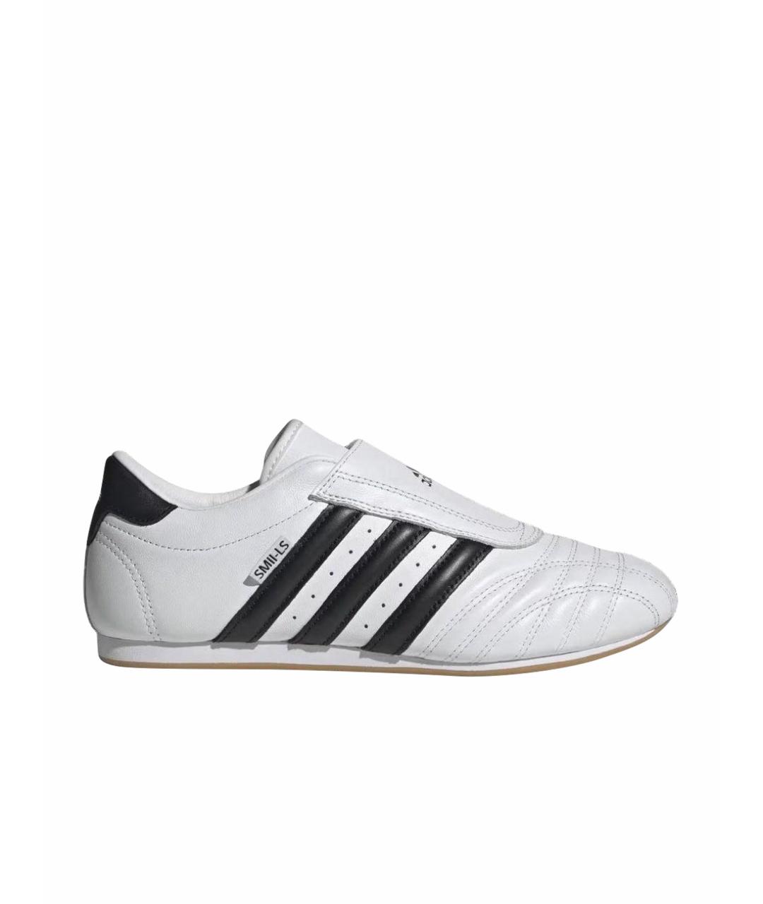 ADIDAS Белые кожаные кеды, фото 1
