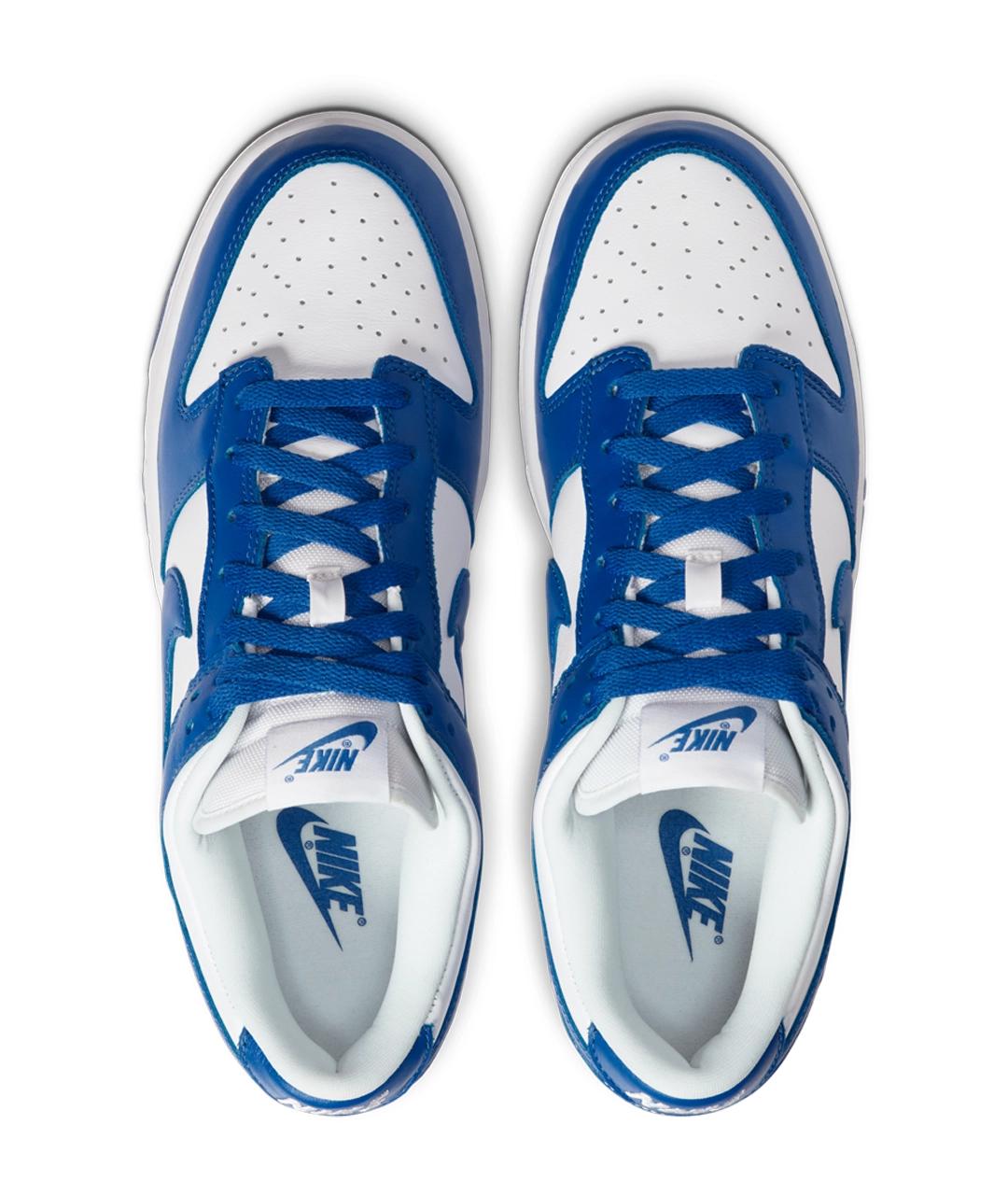 NIKE Синие кожаные кроссовки, фото 3