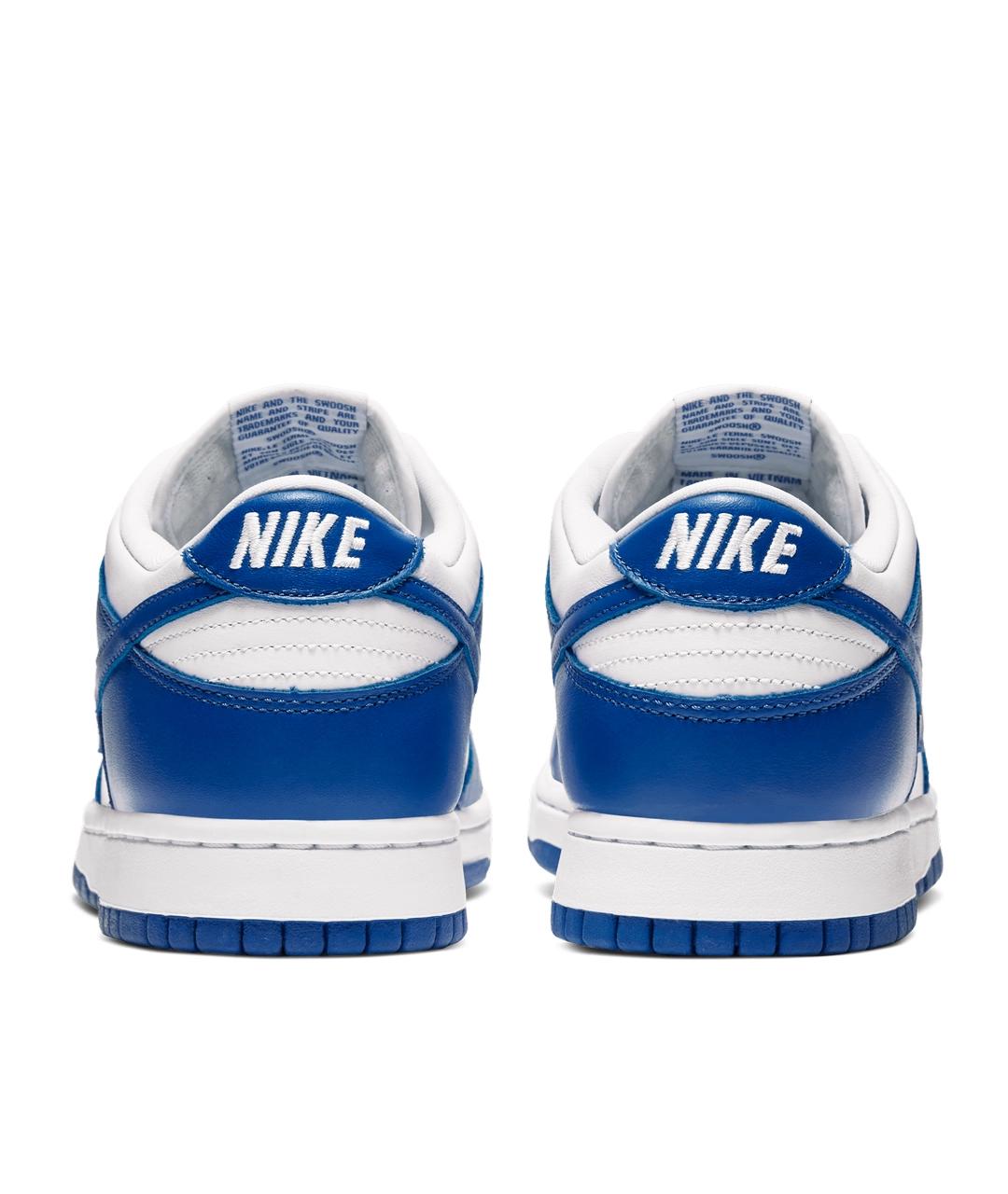 NIKE Синие кожаные кроссовки, фото 4