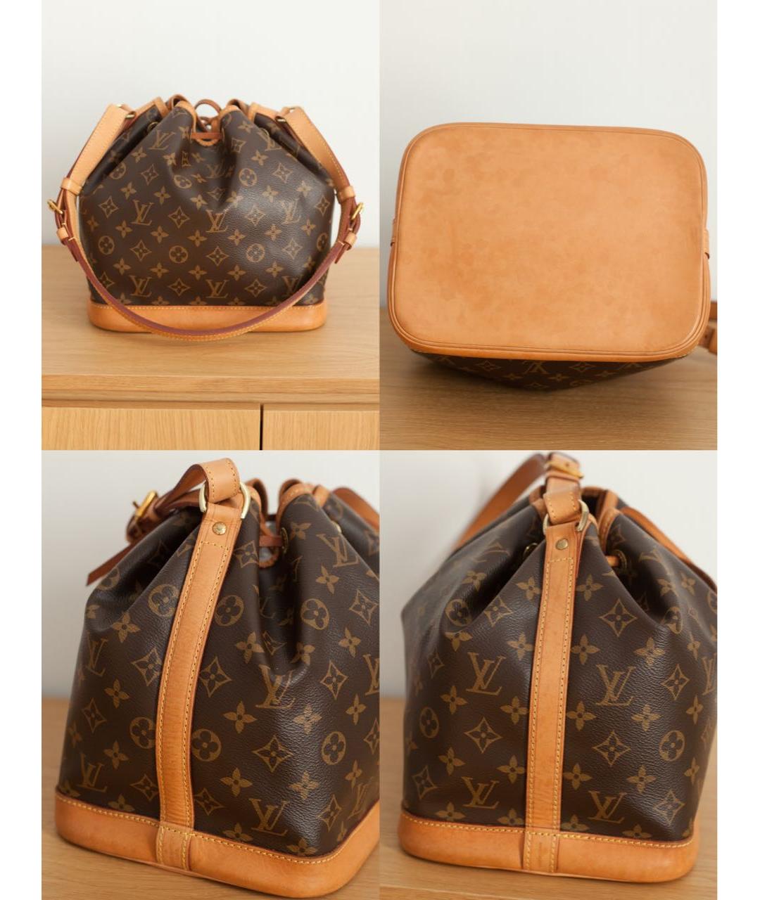 LOUIS VUITTON Коричневая сумка с короткими ручками, фото 5