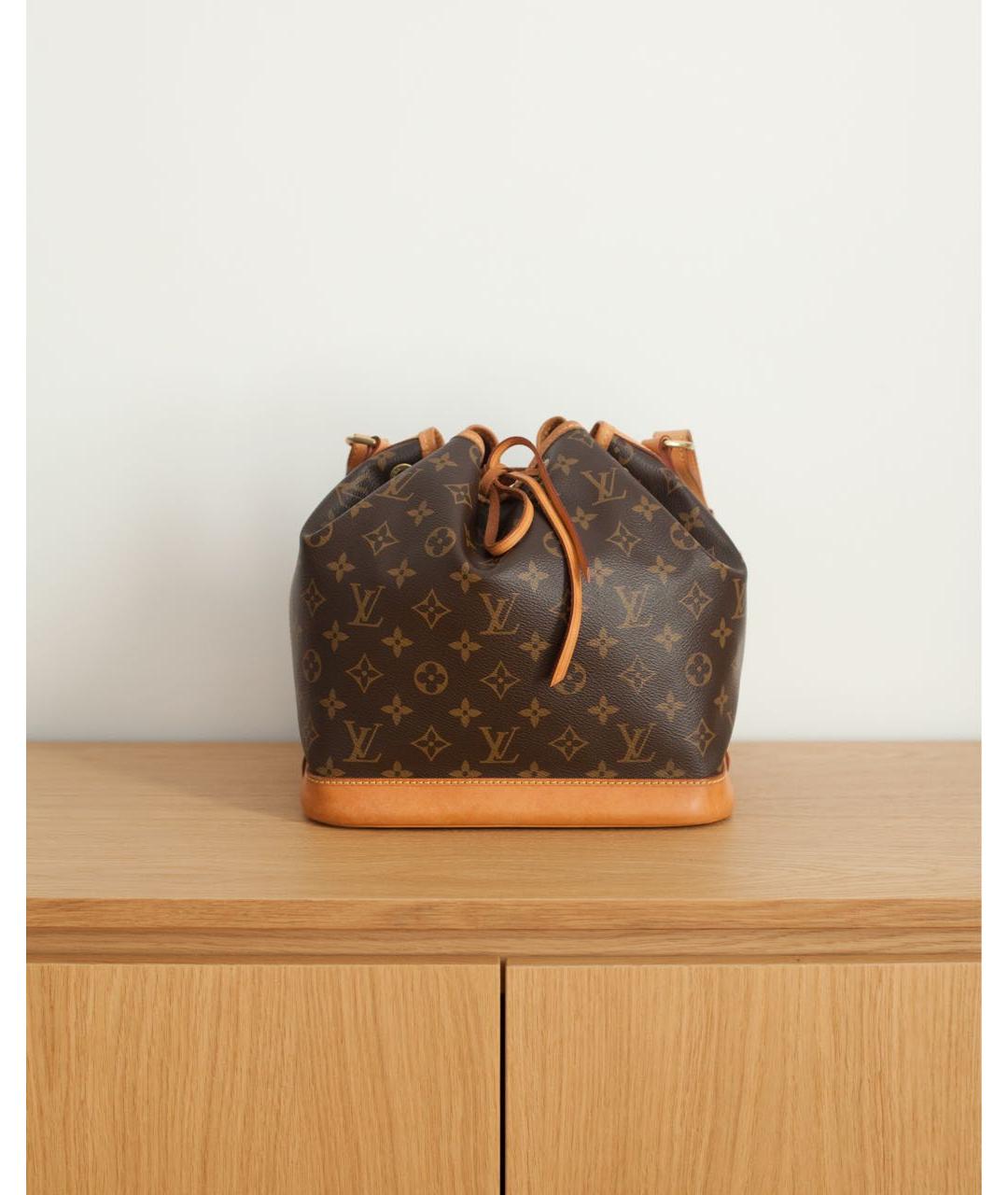 LOUIS VUITTON Коричневая сумка с короткими ручками, фото 9