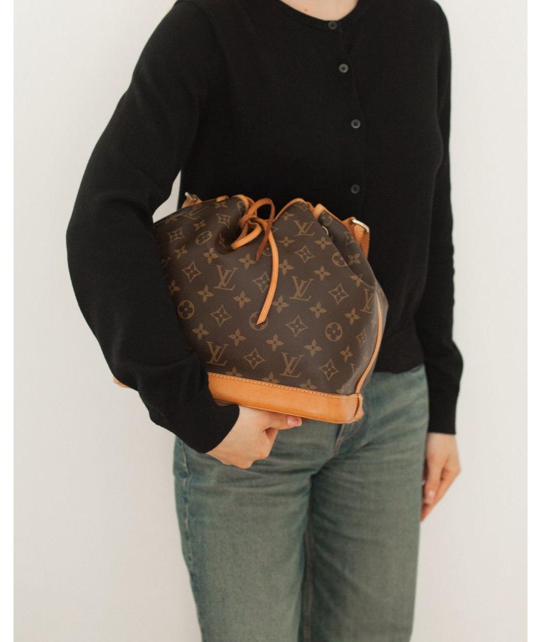 LOUIS VUITTON Коричневая сумка с короткими ручками, фото 2