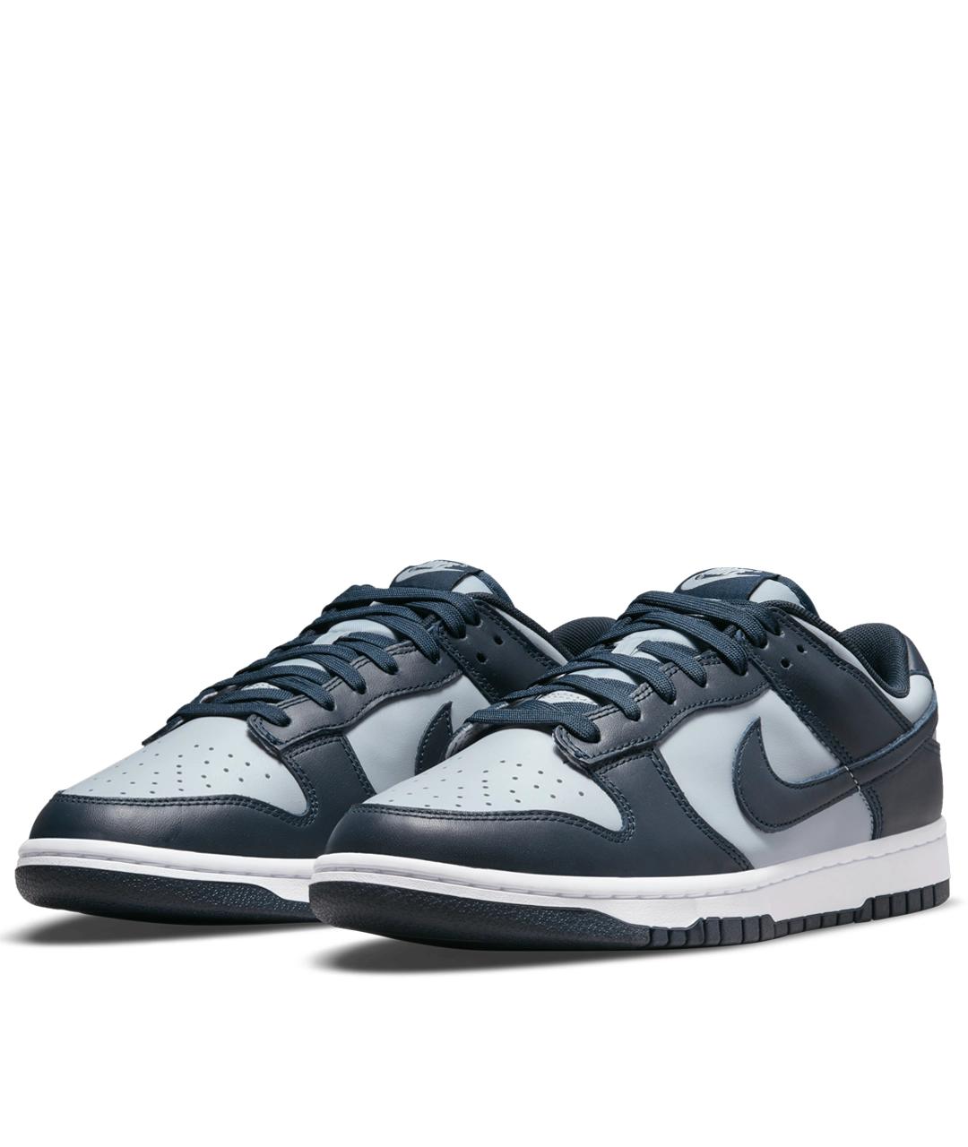 NIKE Серые кожаные низкие кроссовки / кеды, фото 2