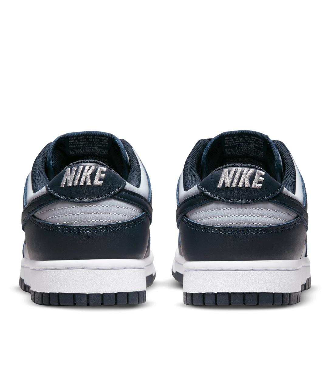 NIKE Серые кожаные низкие кроссовки / кеды, фото 4
