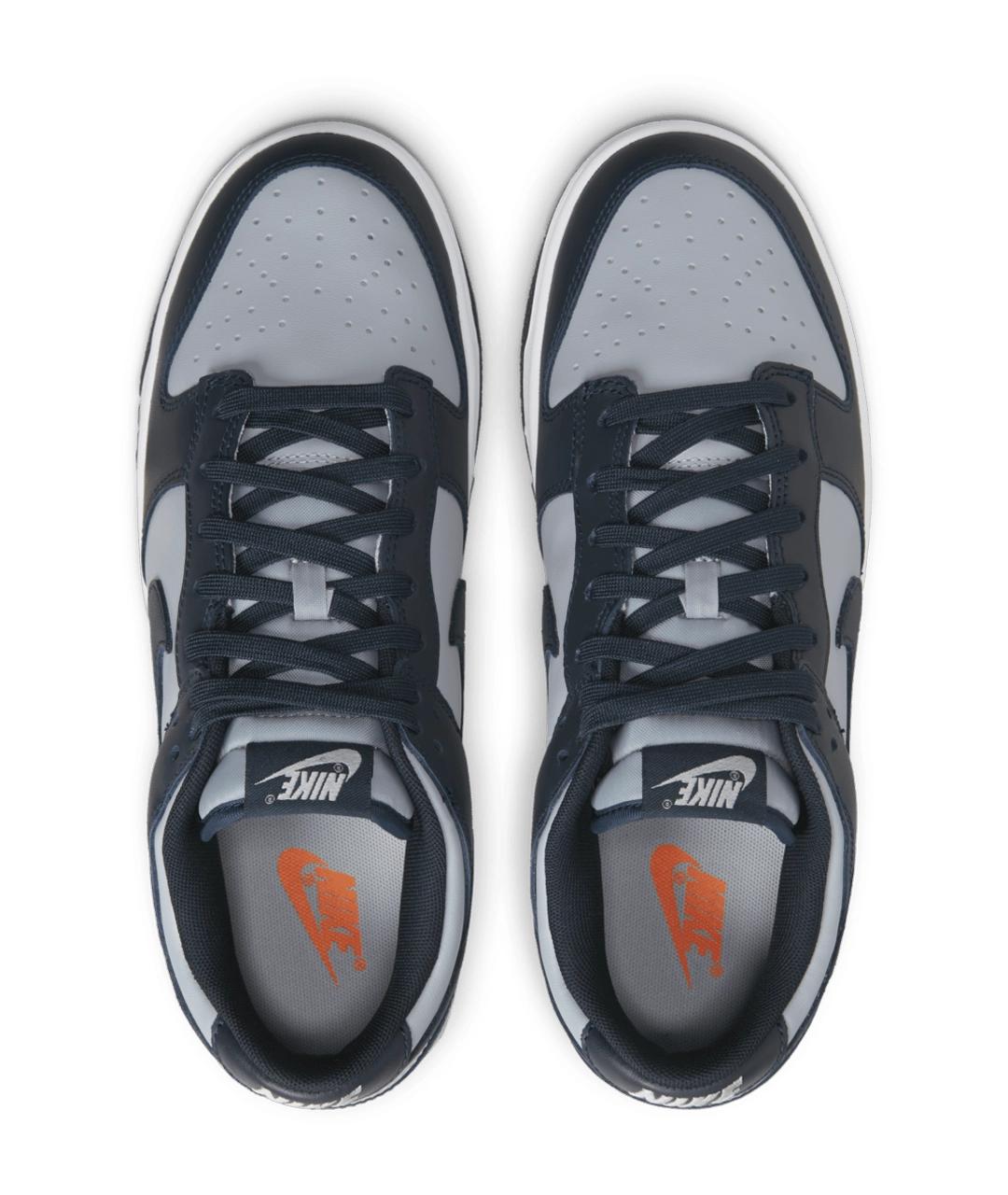 NIKE Серые кожаные низкие кроссовки / кеды, фото 3