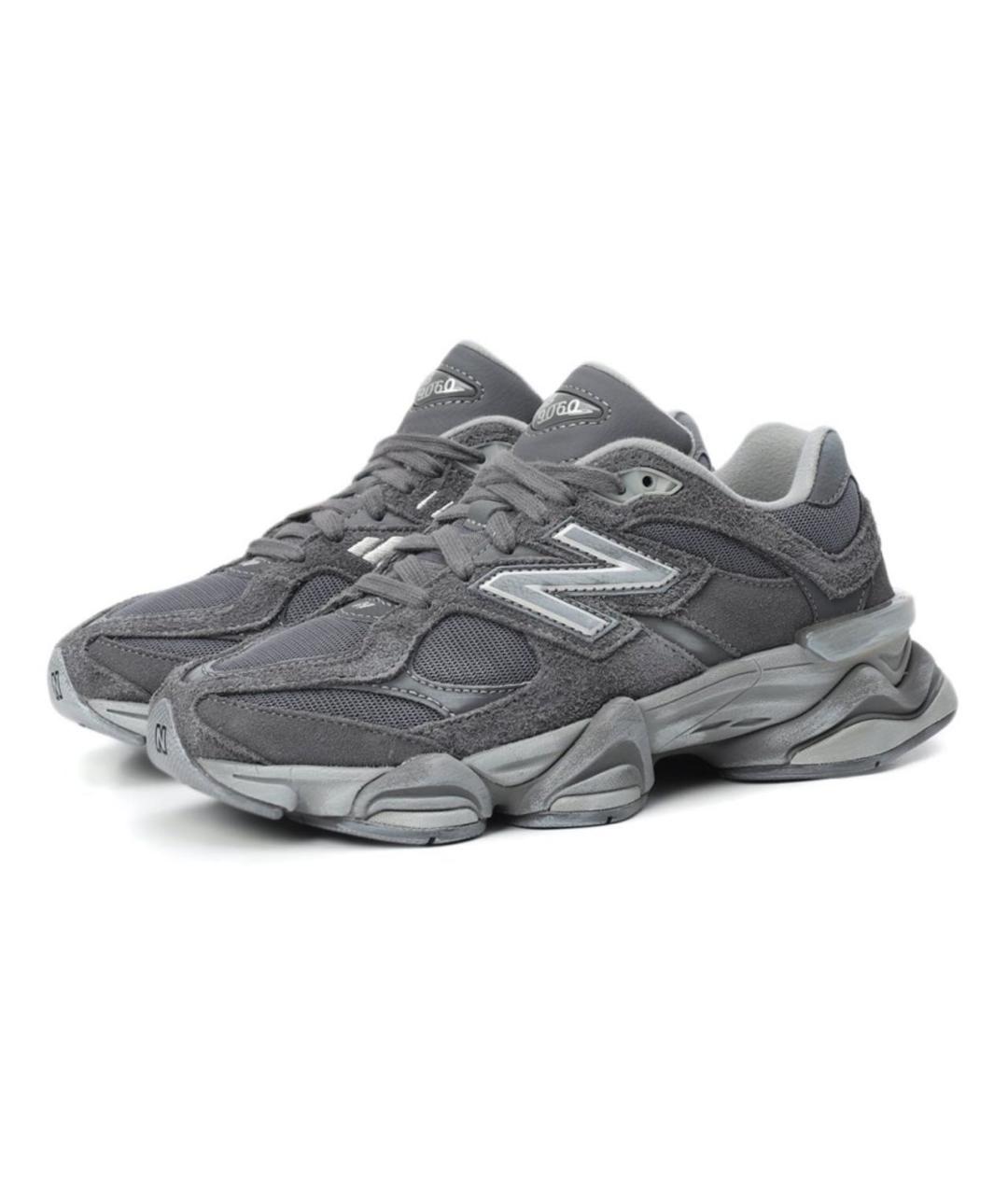 NEW BALANCE Серые замшевые кроссовки, фото 2