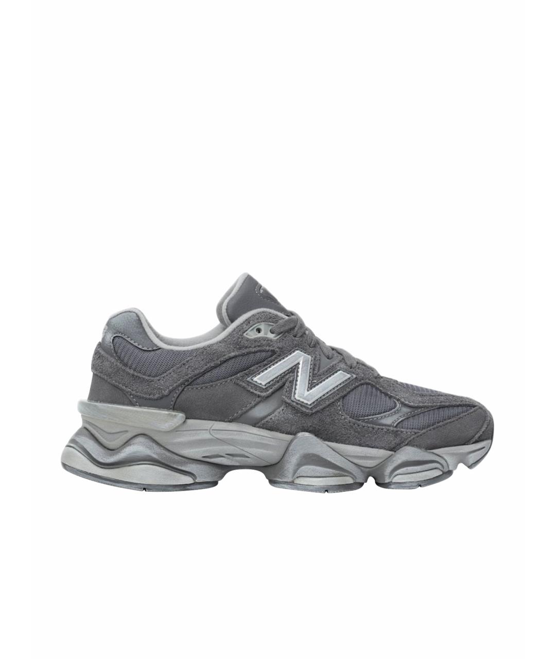 NEW BALANCE Серые замшевые кроссовки, фото 1