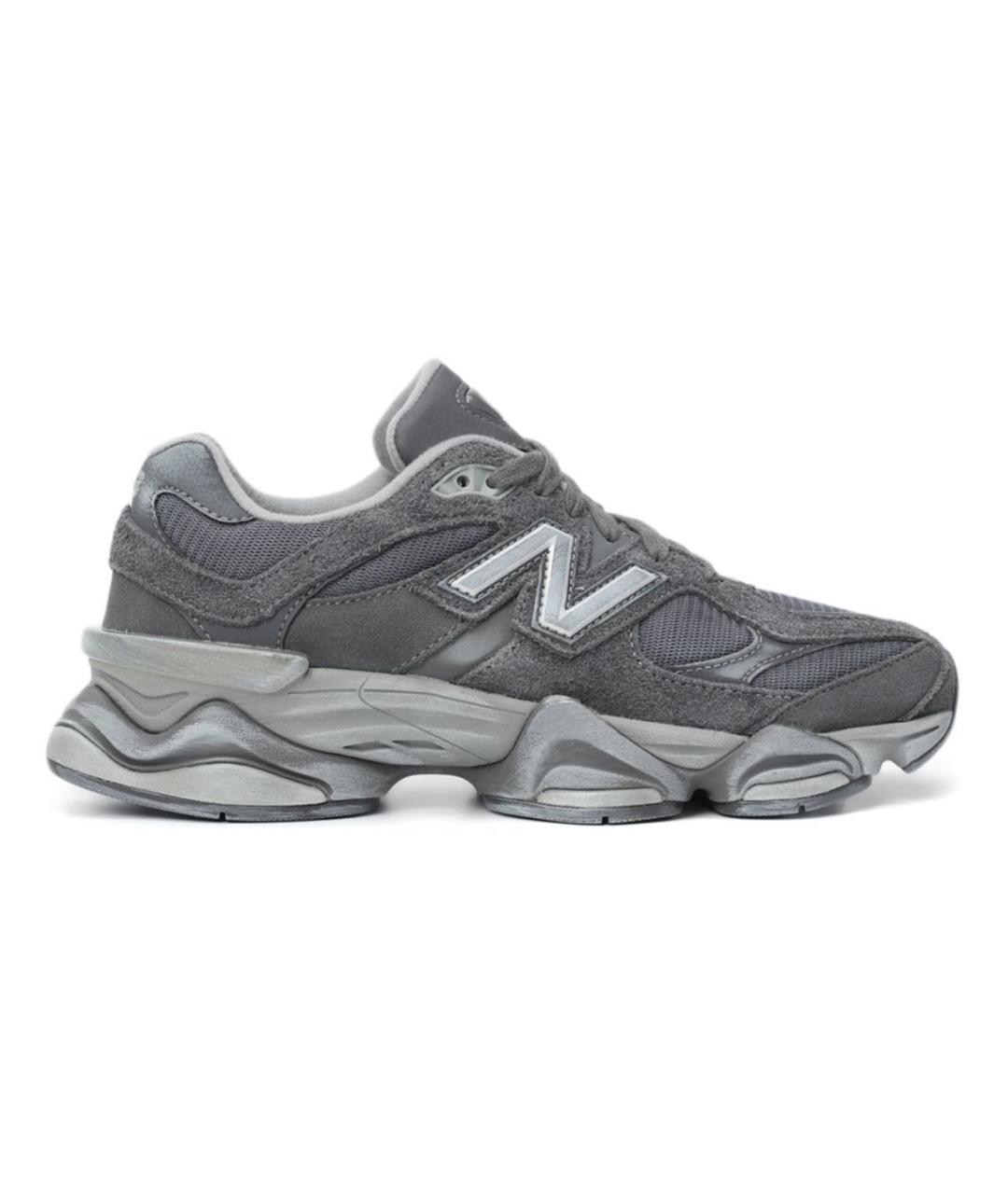 NEW BALANCE Серые замшевые кроссовки, фото 5