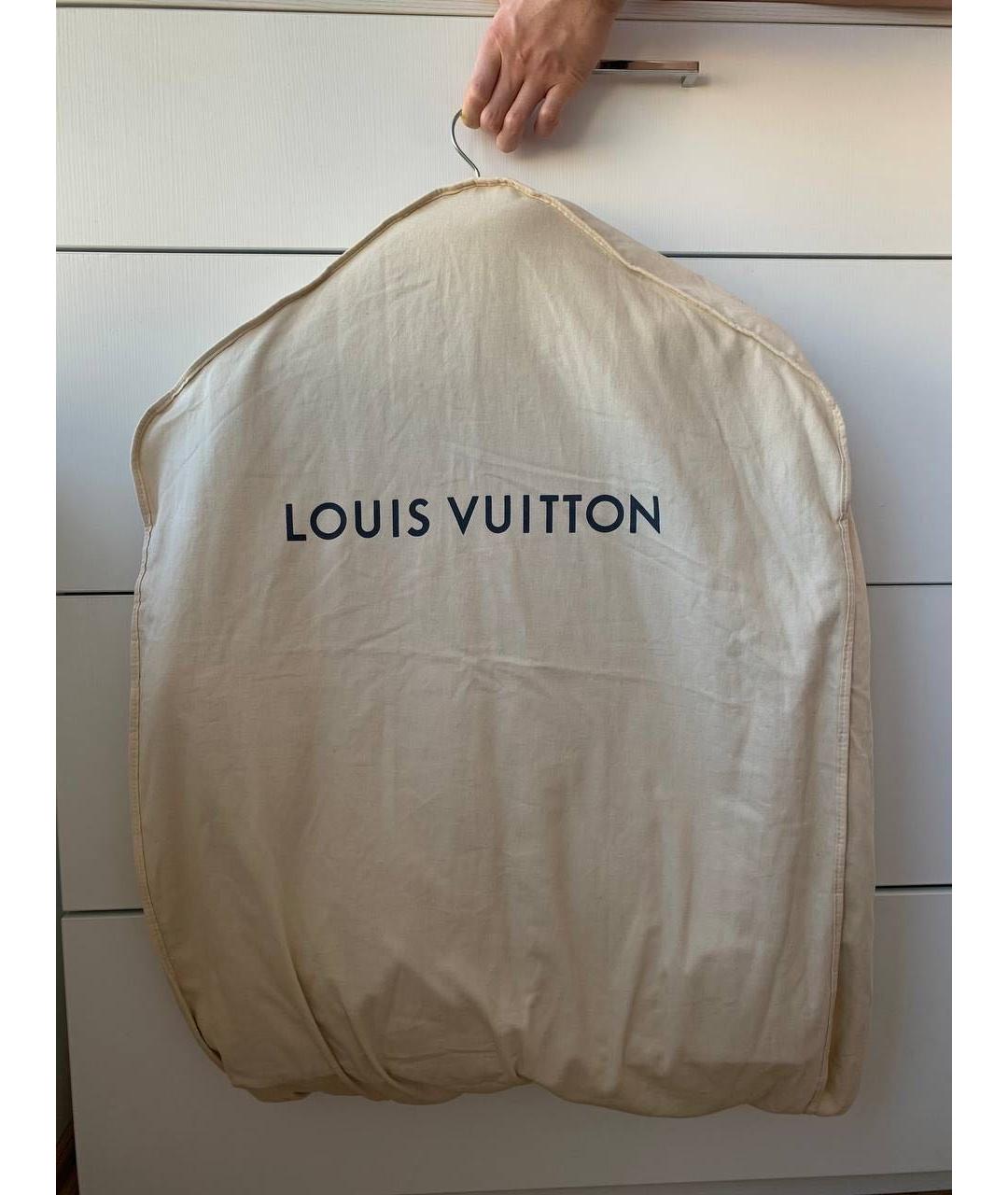 LOUIS VUITTON Хаки замшевая дубленка/шуба, фото 7