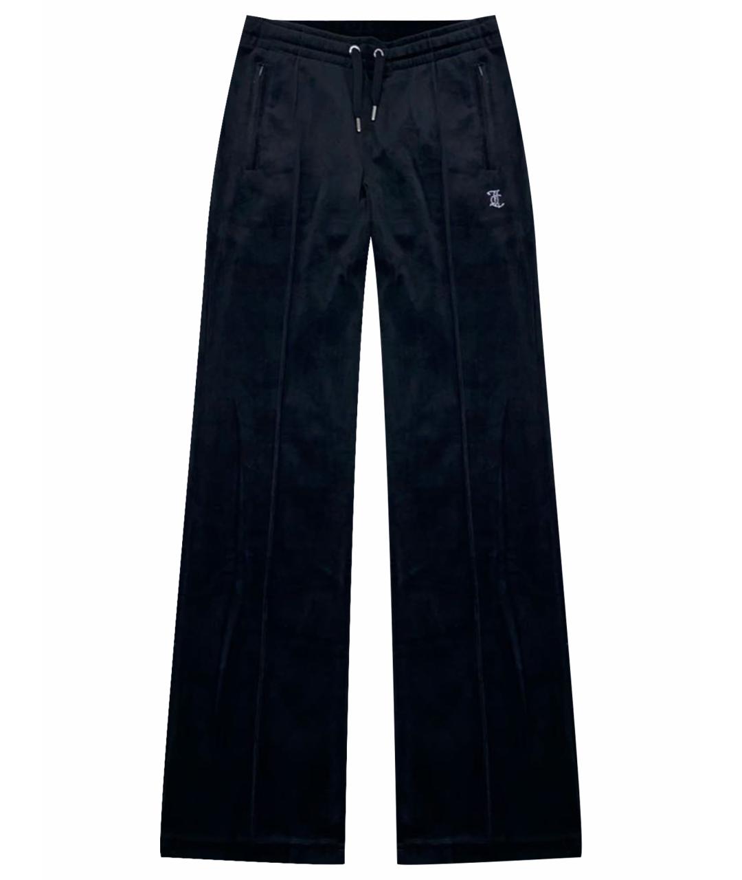 JUICY COUTURE Черные велюровые спортивные брюки и шорты, фото 1