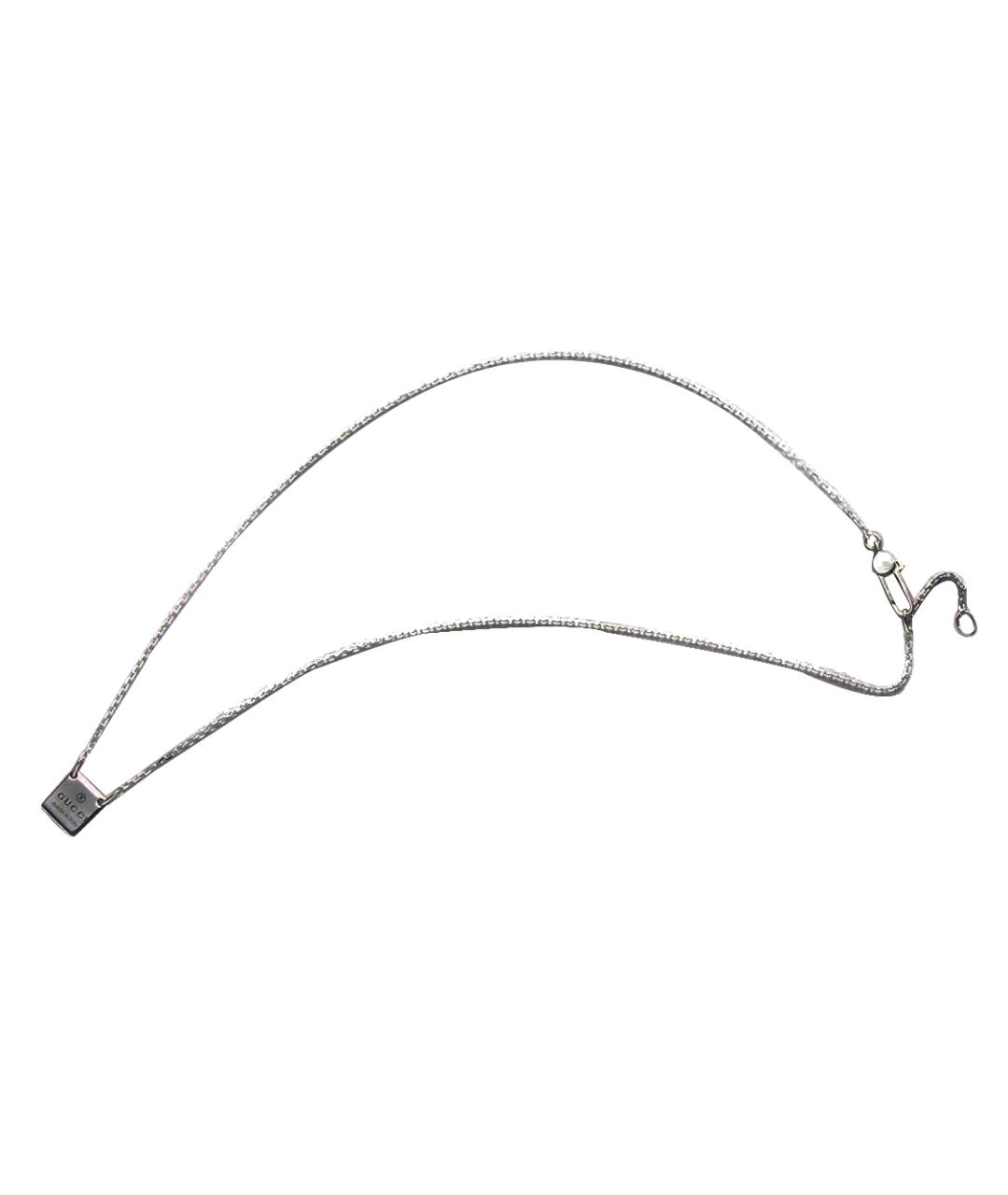 GUCCI Серебряная серебряная подвеска, фото 2