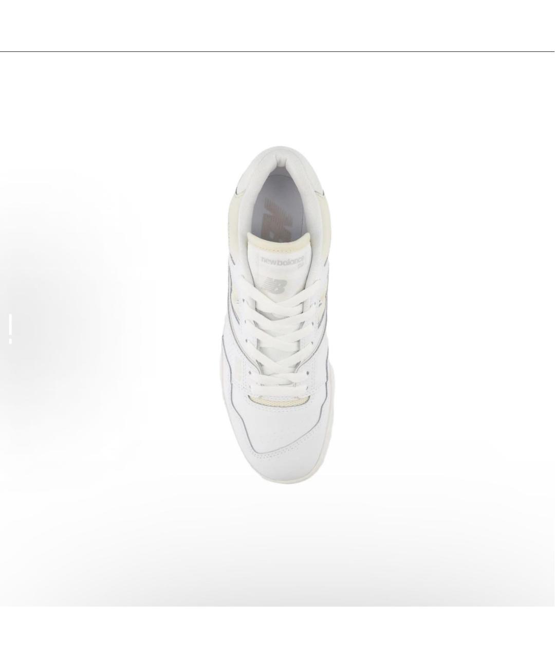 NEW BALANCE Белые кожаные кроссовки, фото 4