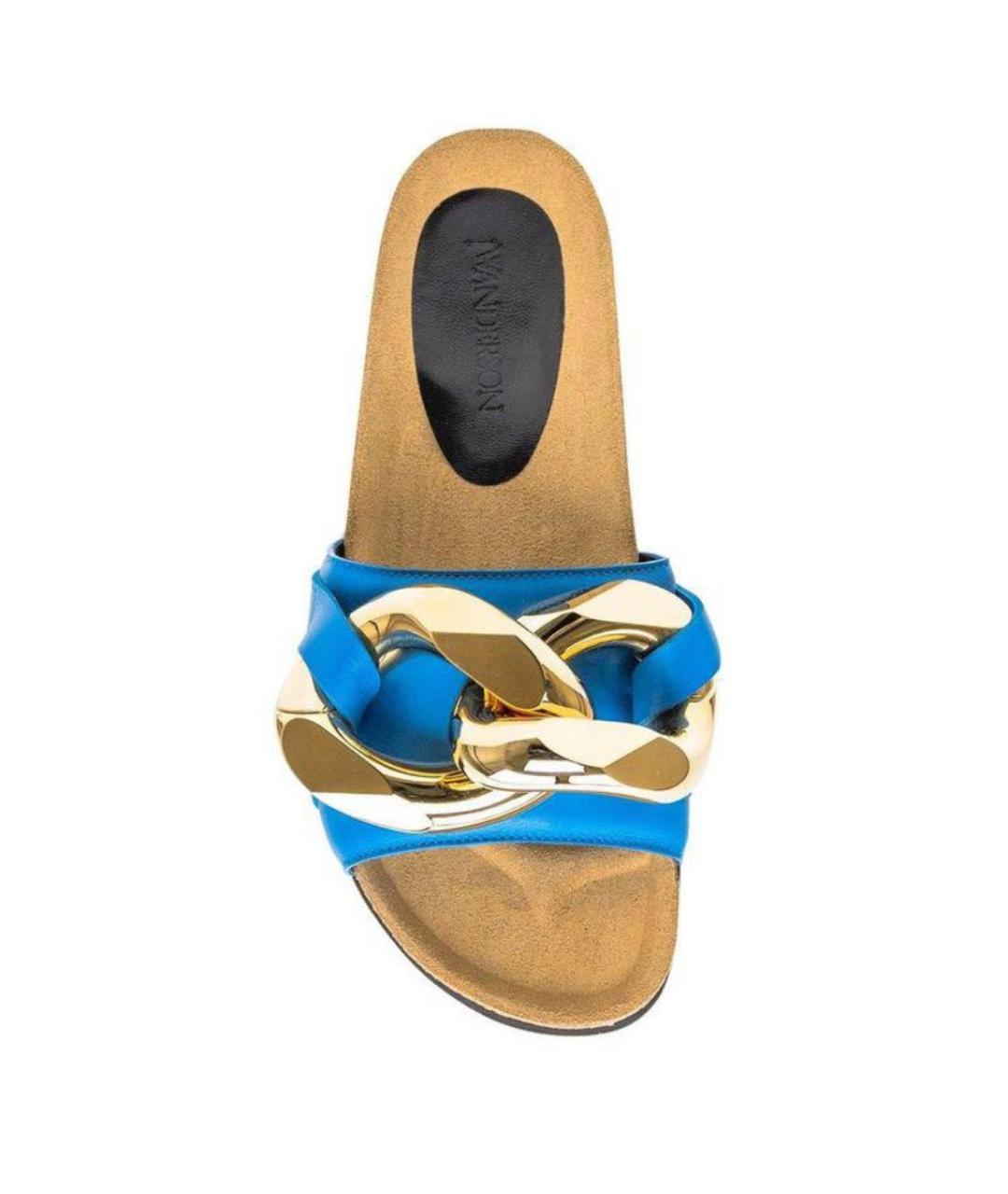 J.W.ANDERSON Синие шлепанцы, фото 3
