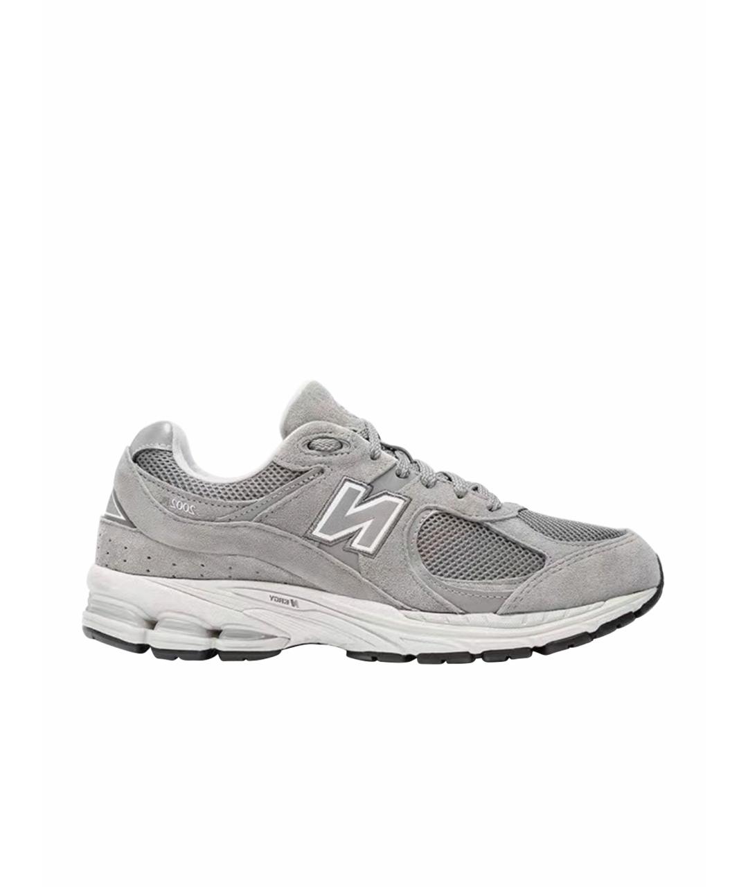 NEW BALANCE Серые замшевые низкие кроссовки / кеды, фото 1