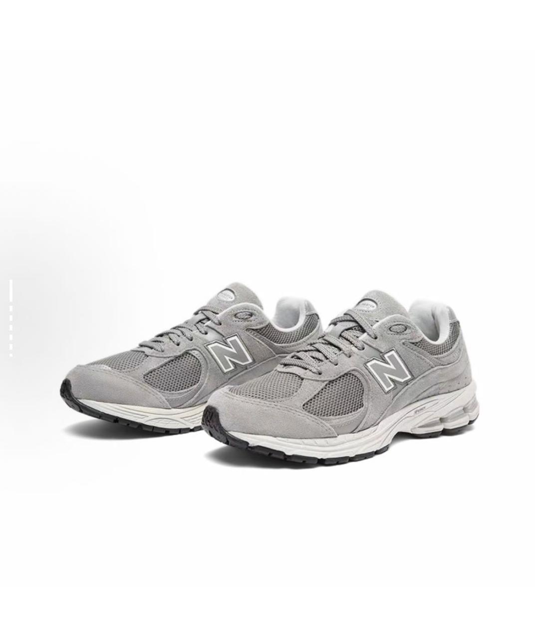 NEW BALANCE Серые замшевые низкие кроссовки / кеды, фото 3