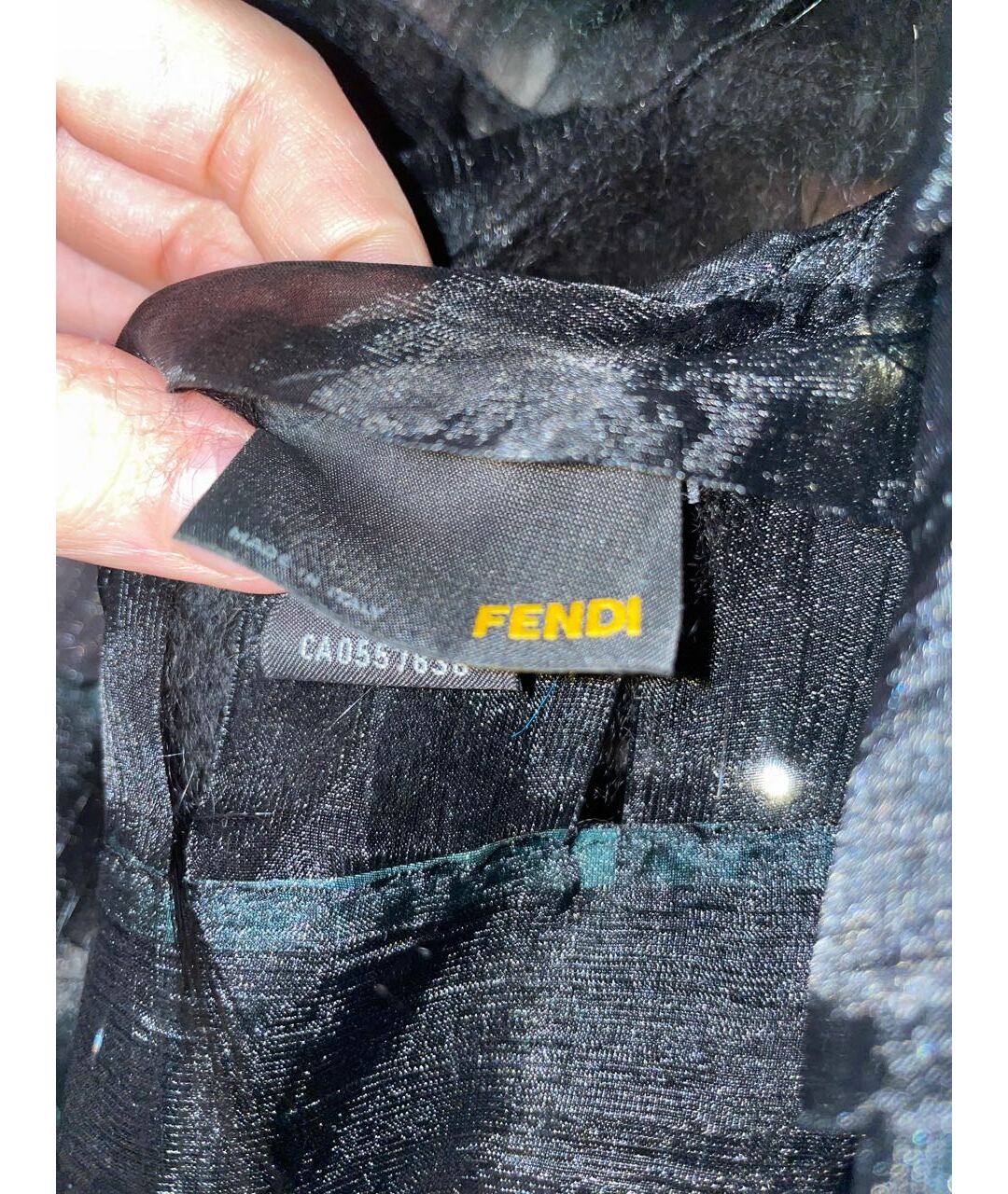 FENDI Мульти меховой жилет, фото 4