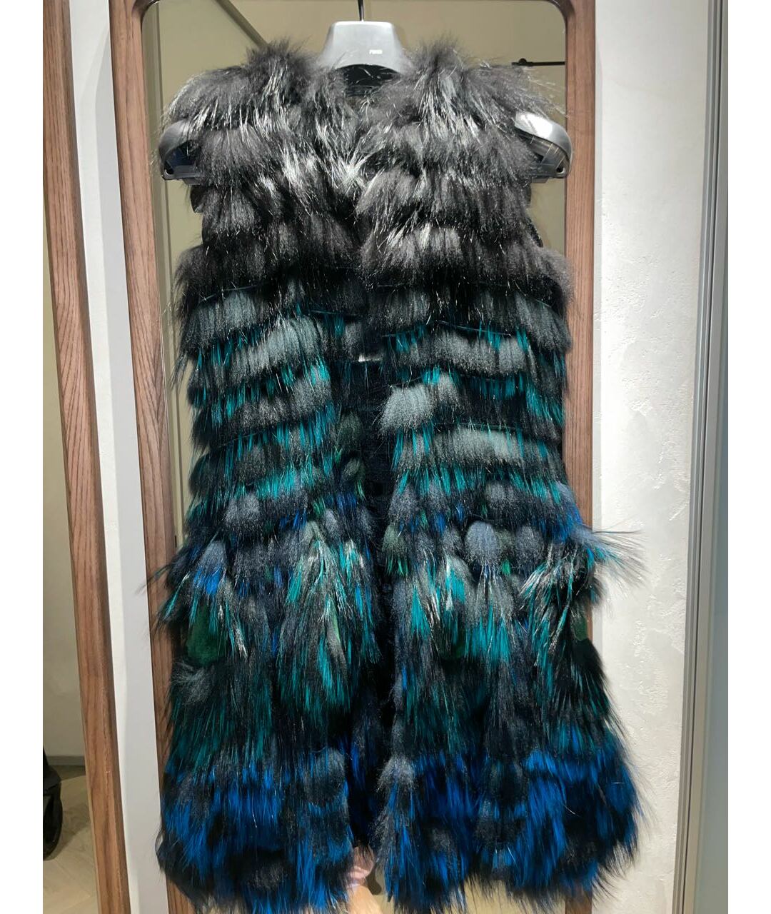 FENDI Мульти меховой жилет, фото 5