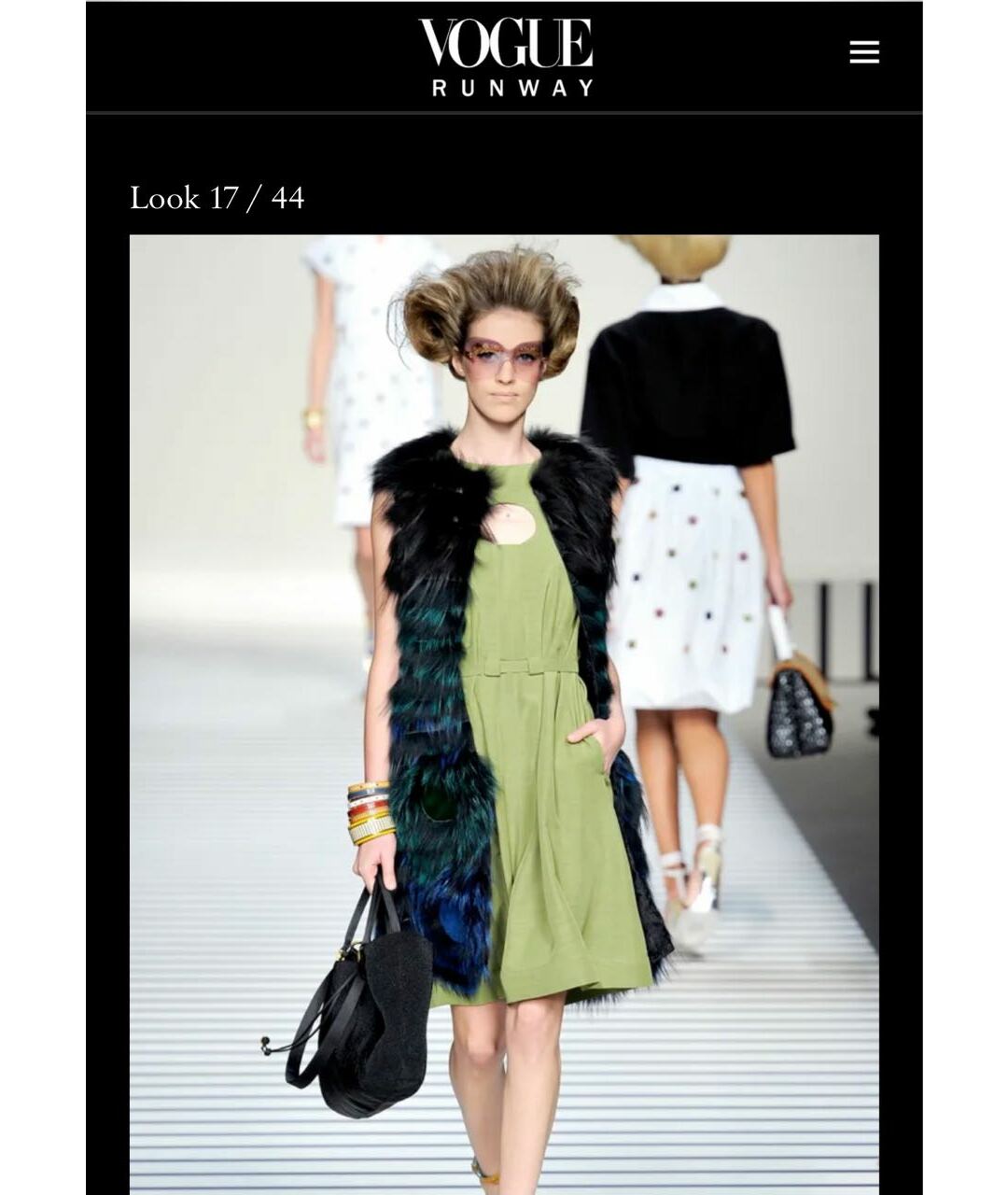 FENDI Мульти меховой жилет, фото 3