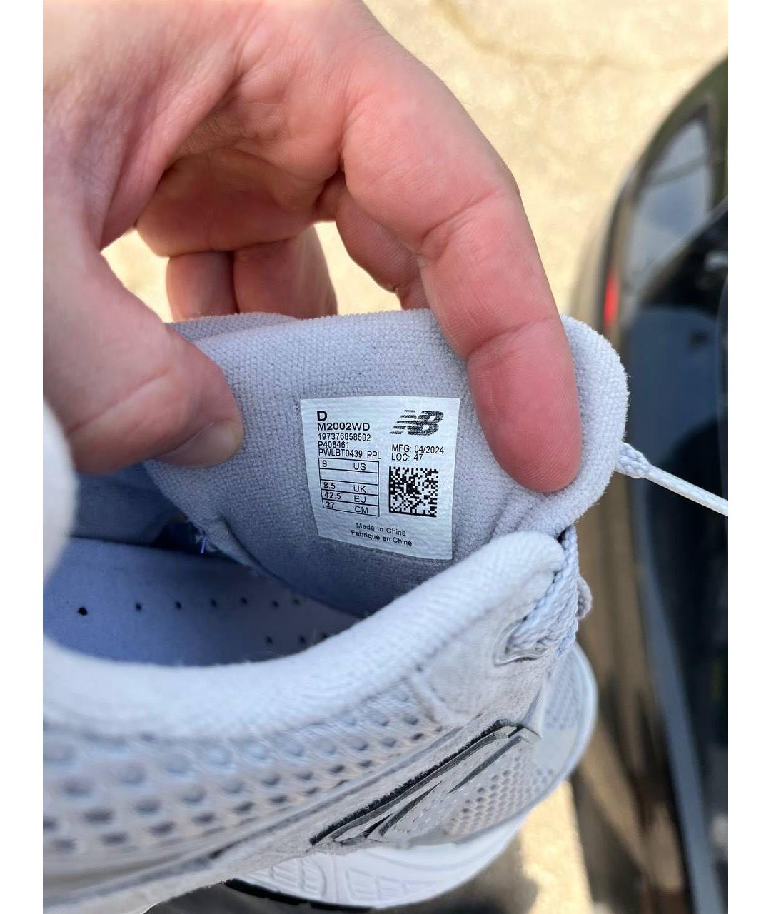 NEW BALANCE Серые замшевые низкие кроссовки / кеды, фото 6