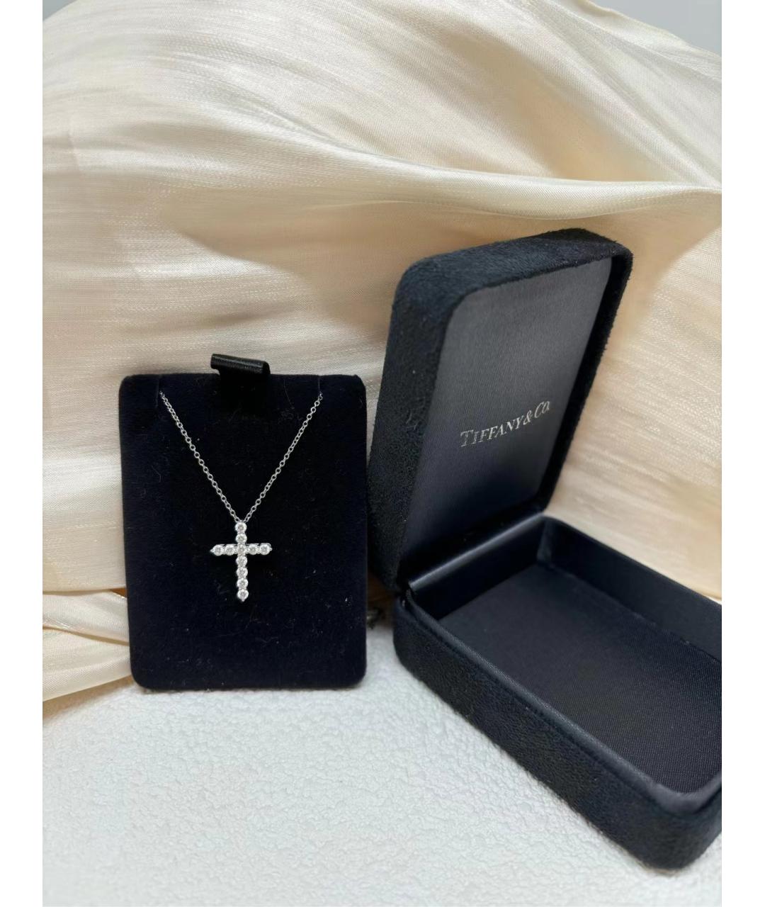 TIFFANY&CO Серебряное колье из белого золота, фото 4