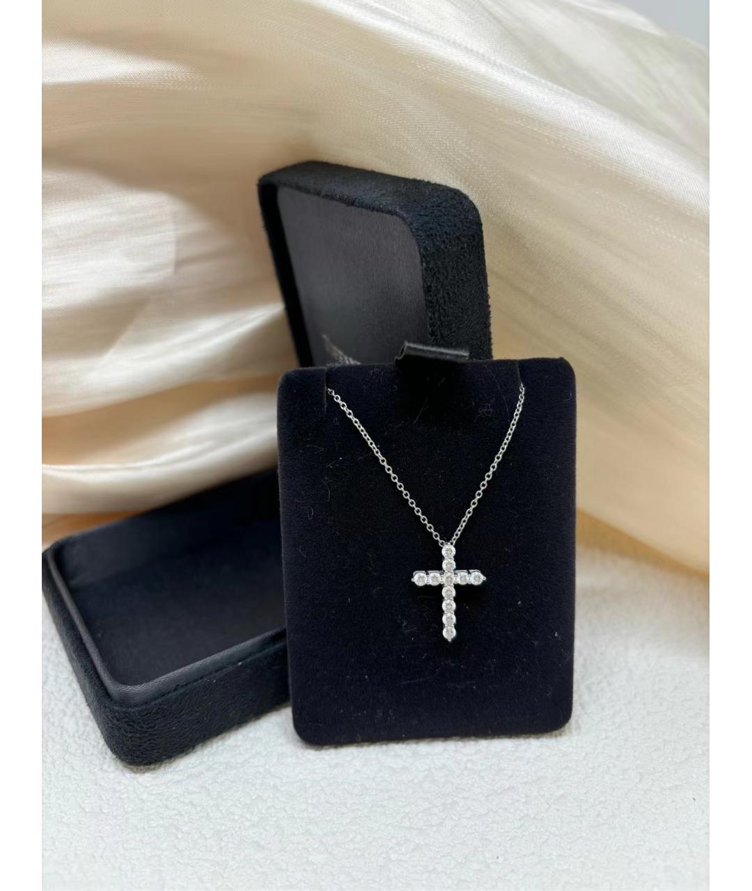 TIFFANY&CO Серебряное колье из белого золота, фото 3