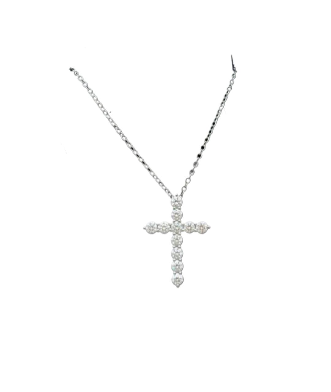 TIFFANY&CO Серебряное колье из белого золота, фото 1